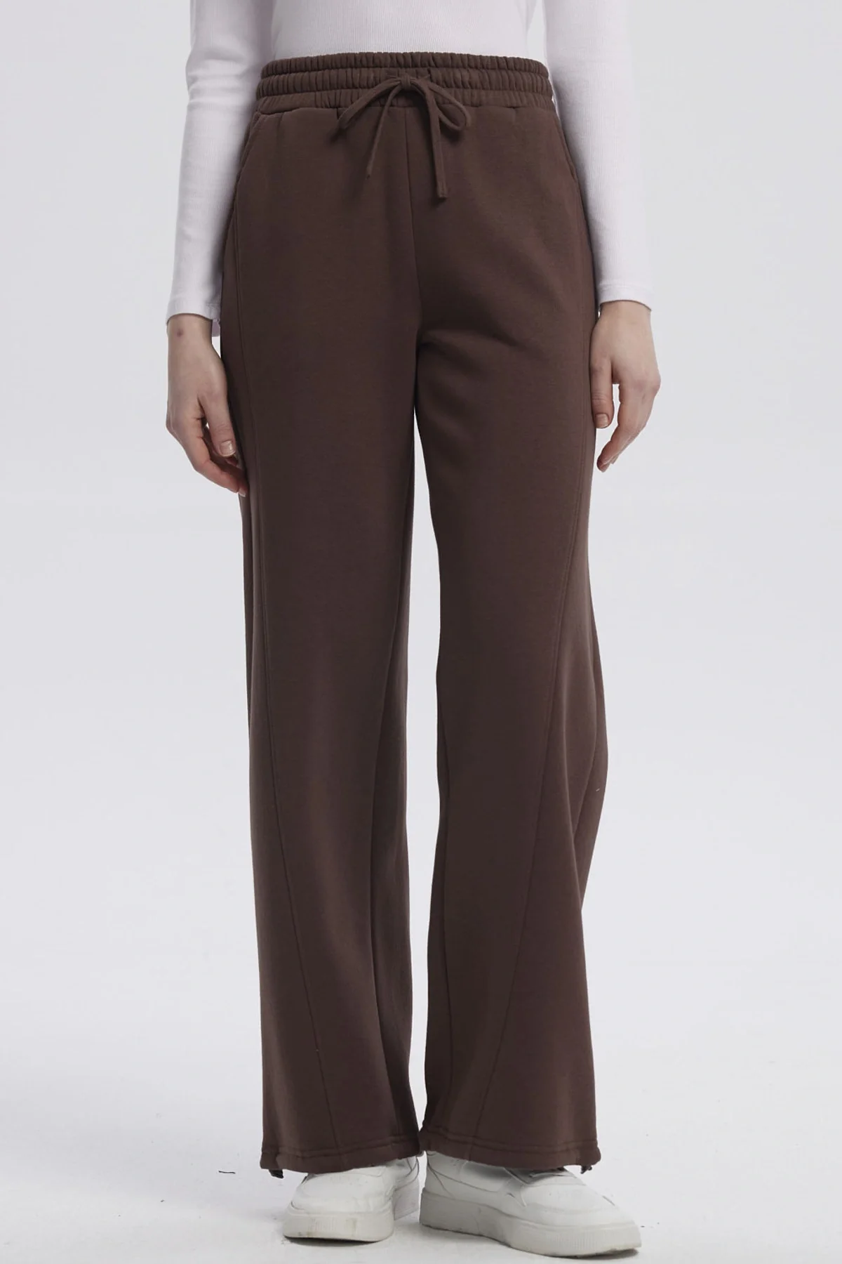 Pantalón Buzo Mujer Jogger Chocolate