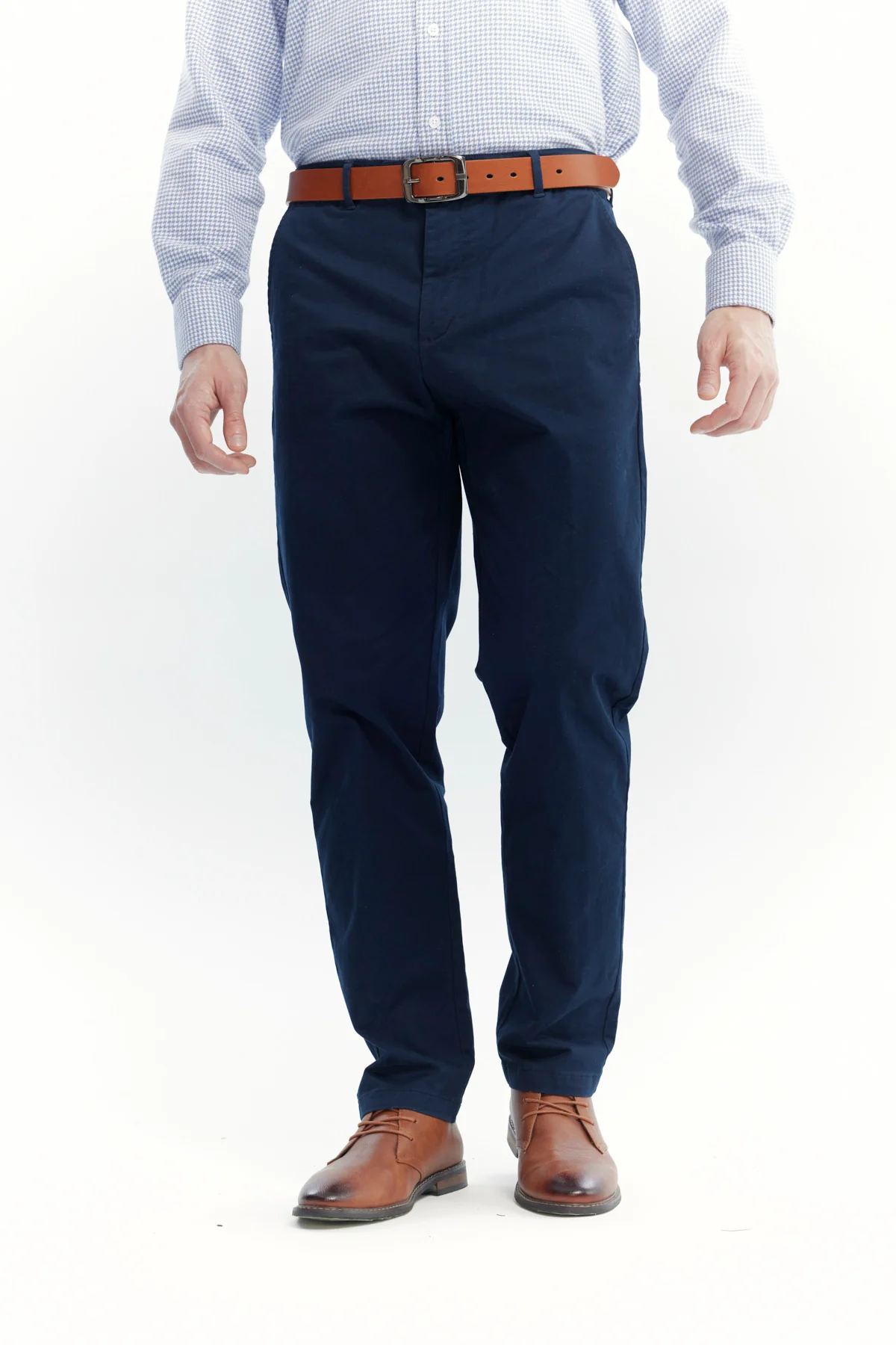 Pantalón Hombre Calce Recto Azul Marino