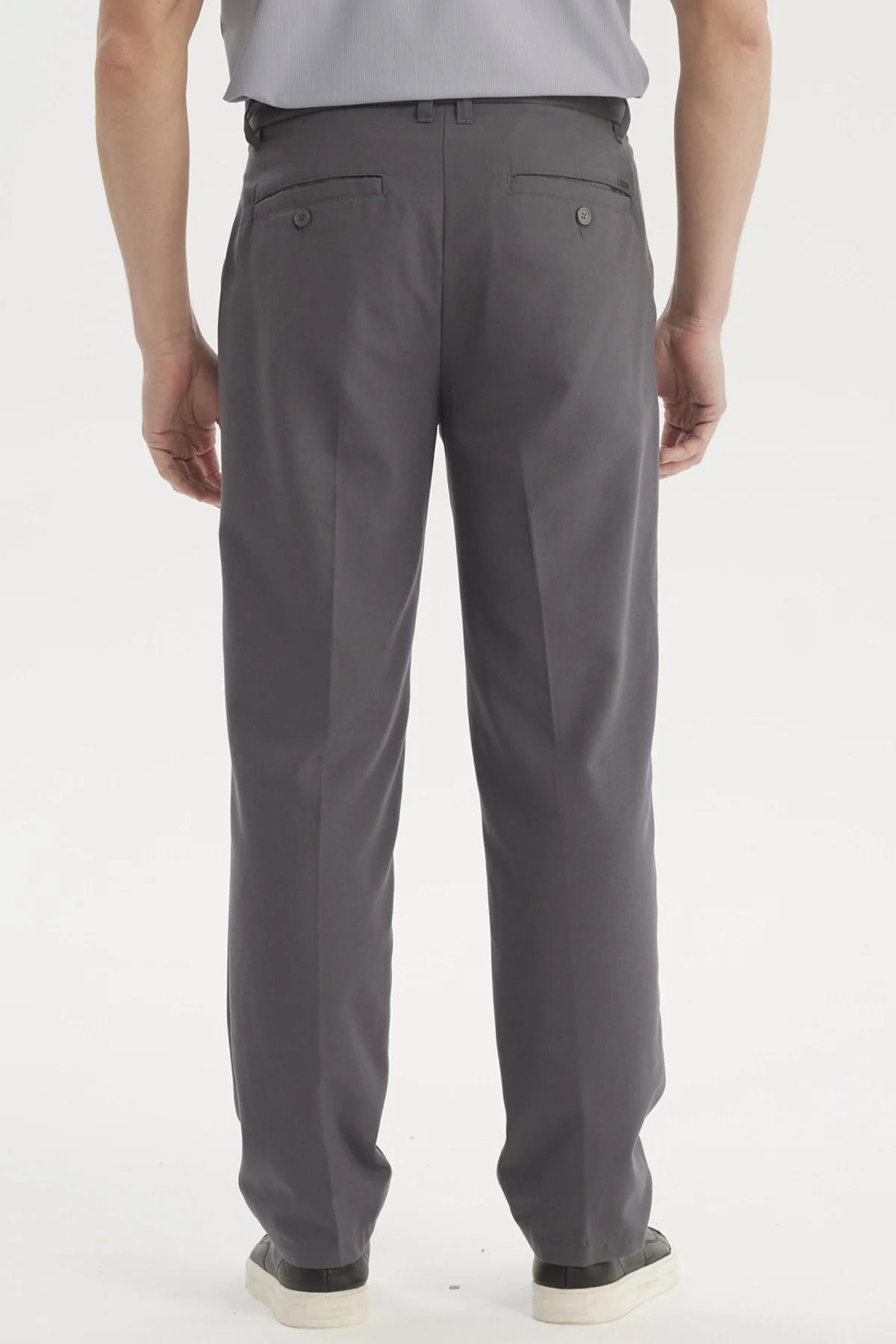 Pantalón Hombre Calce Recto Gris Oscuro - Image 3