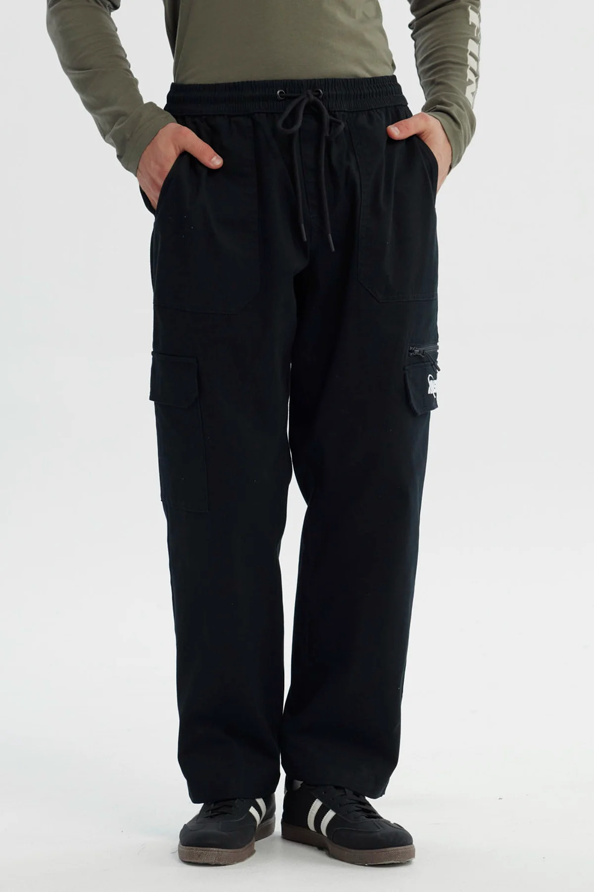Pantalón Hombre Calce Recto Negro