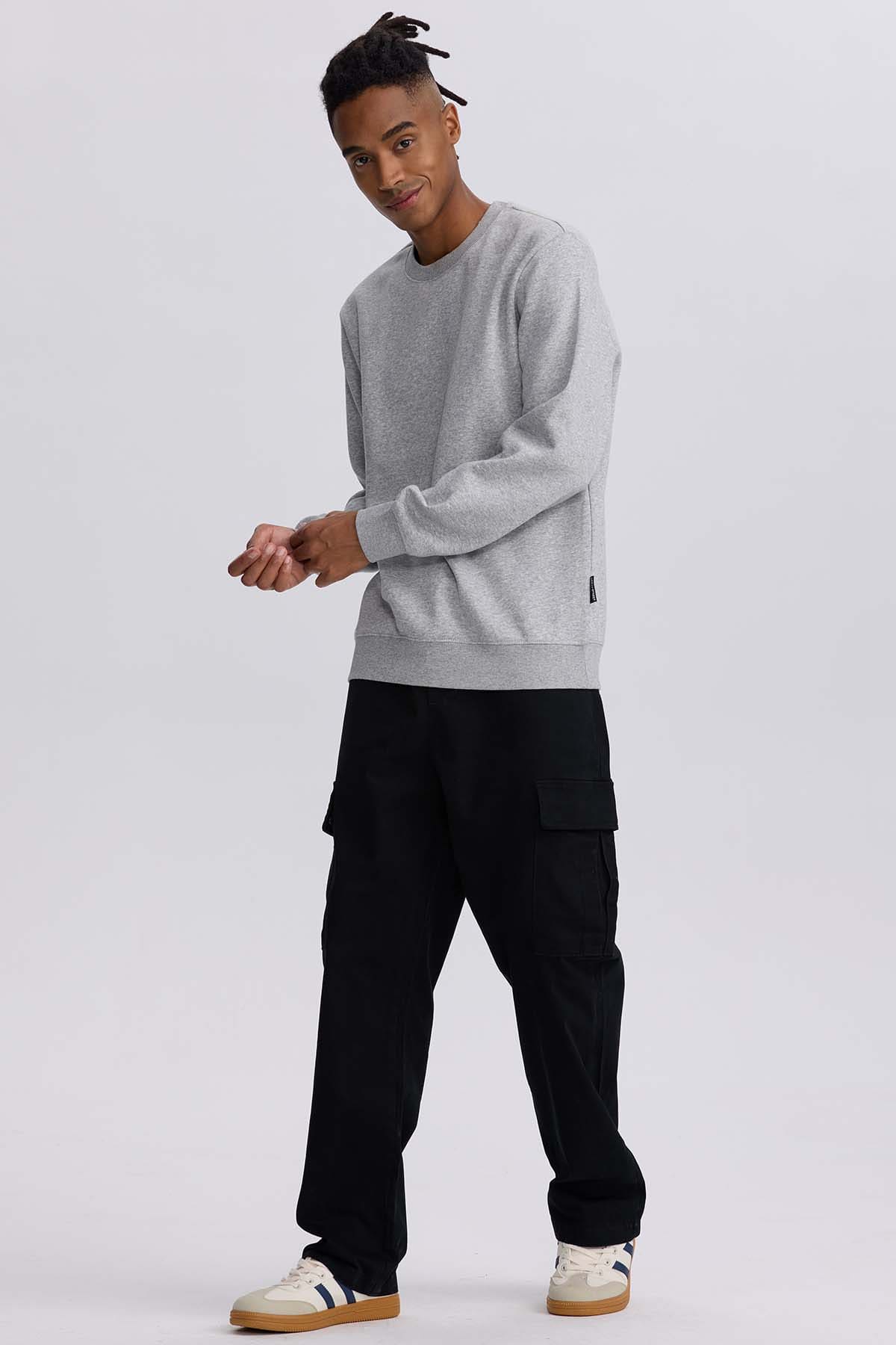 Pantalón Hombre Cargo Calce Recto Negro - Image 4