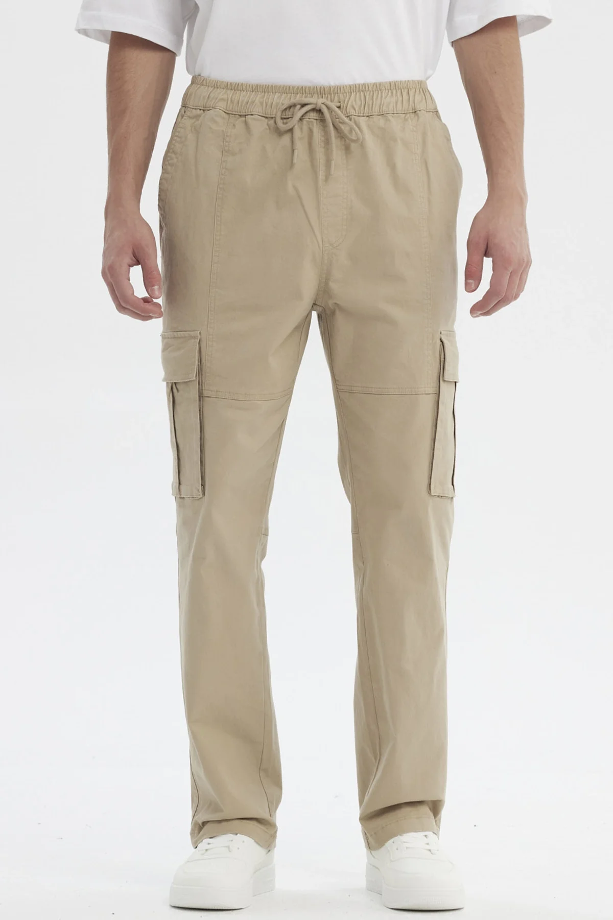 Pantalón Hombre Juvenil Calce Recto Beige
