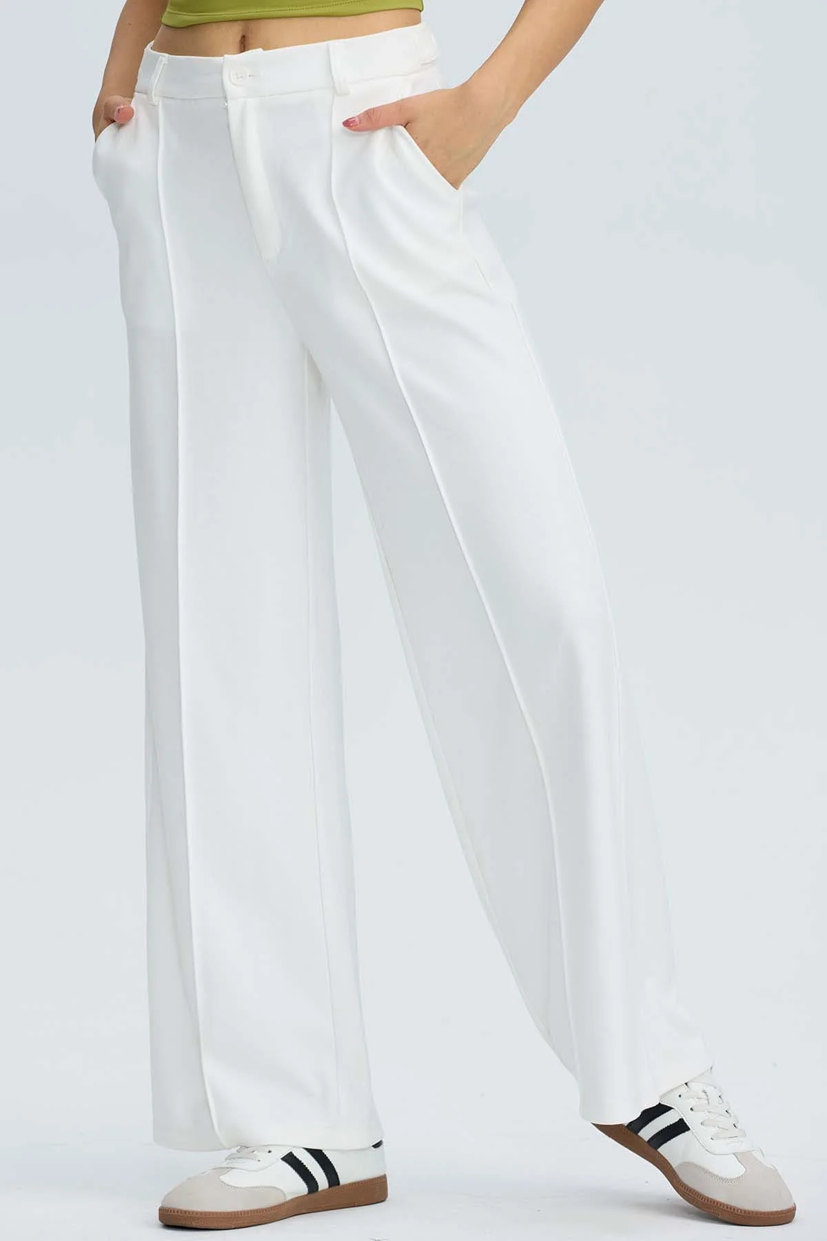 Pantalón Mujer Sastrero Crudo