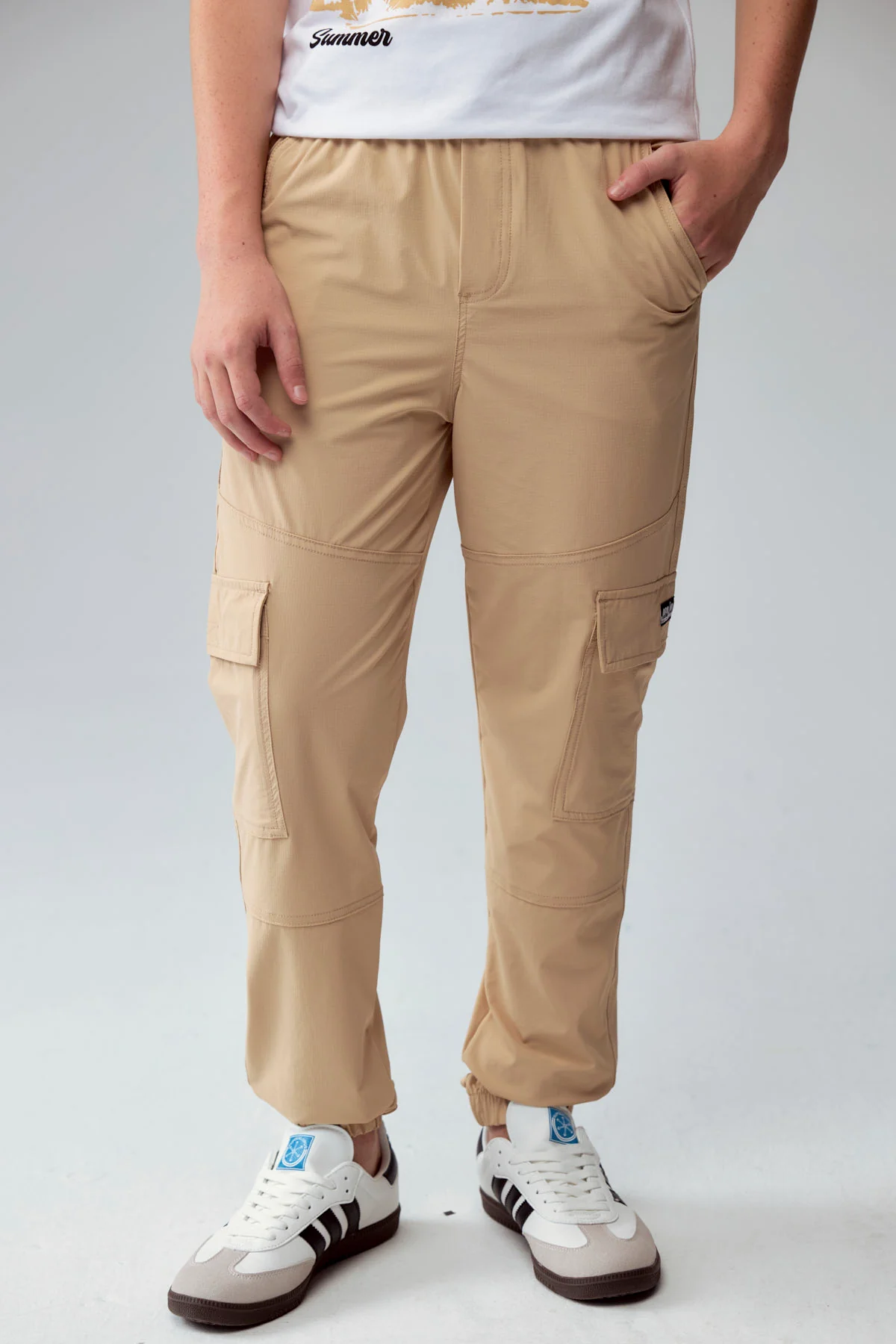 Pantalón Niño Jogger Camel