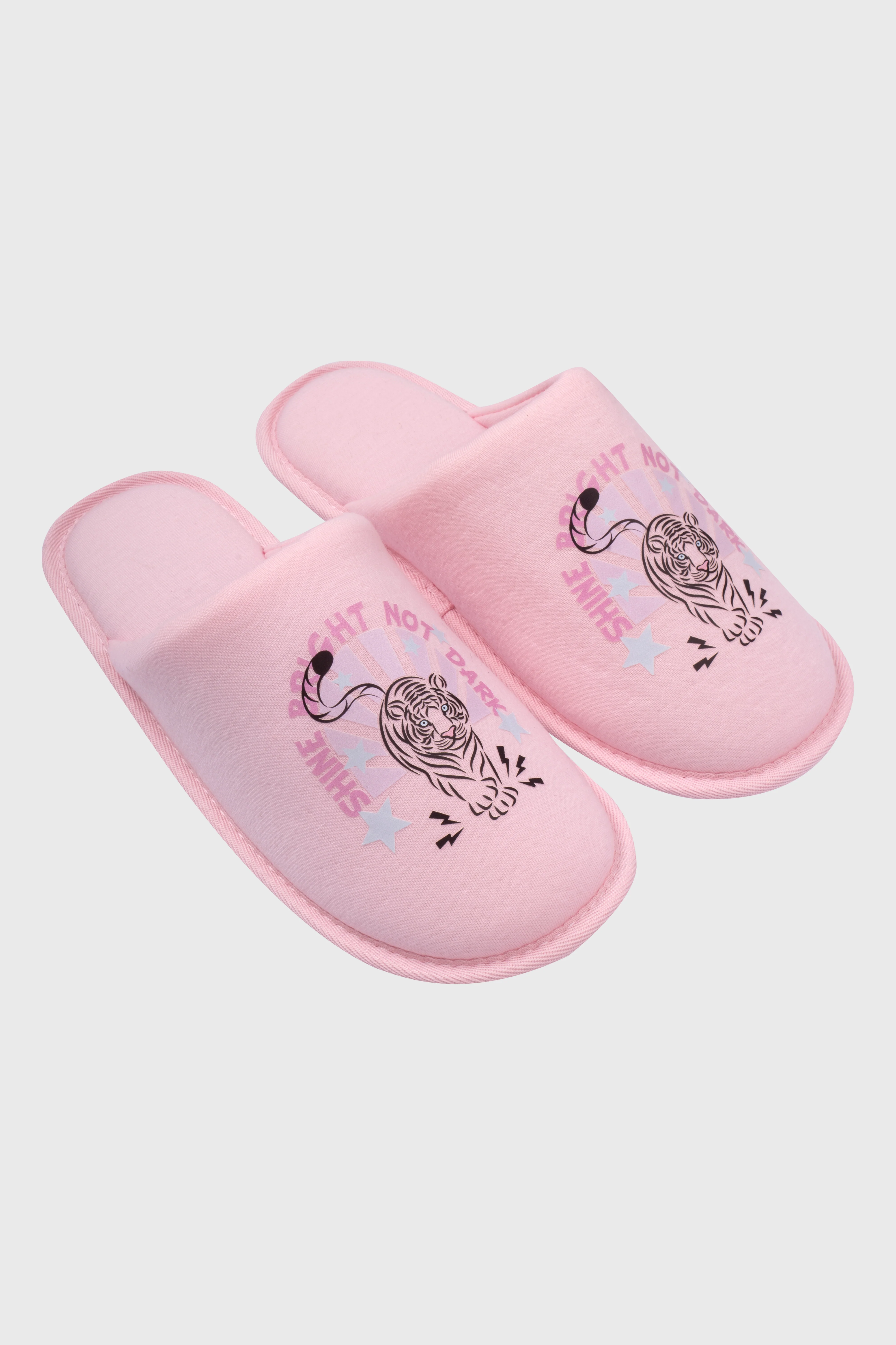 Pantufla Mujer Estampado Rosado - Image 2