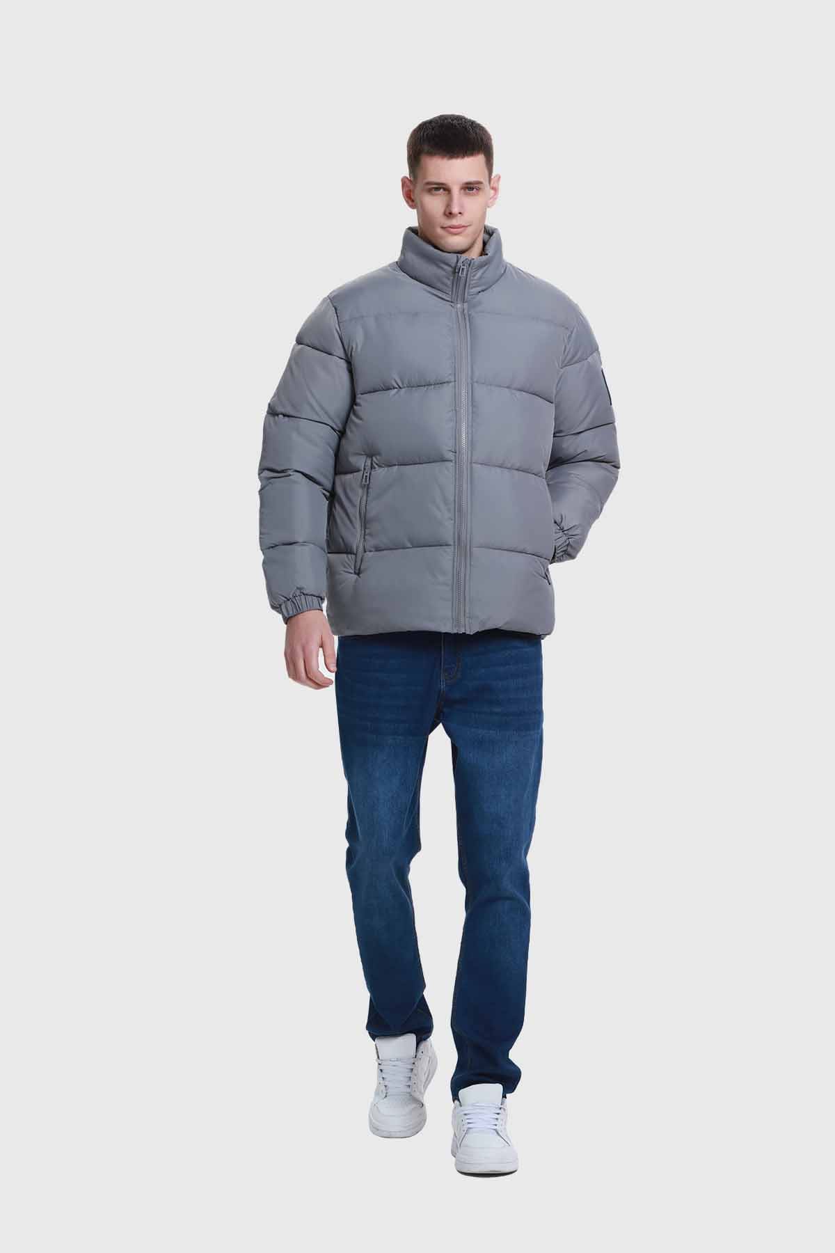 Parka Hombre Puffa Gris - Image 4