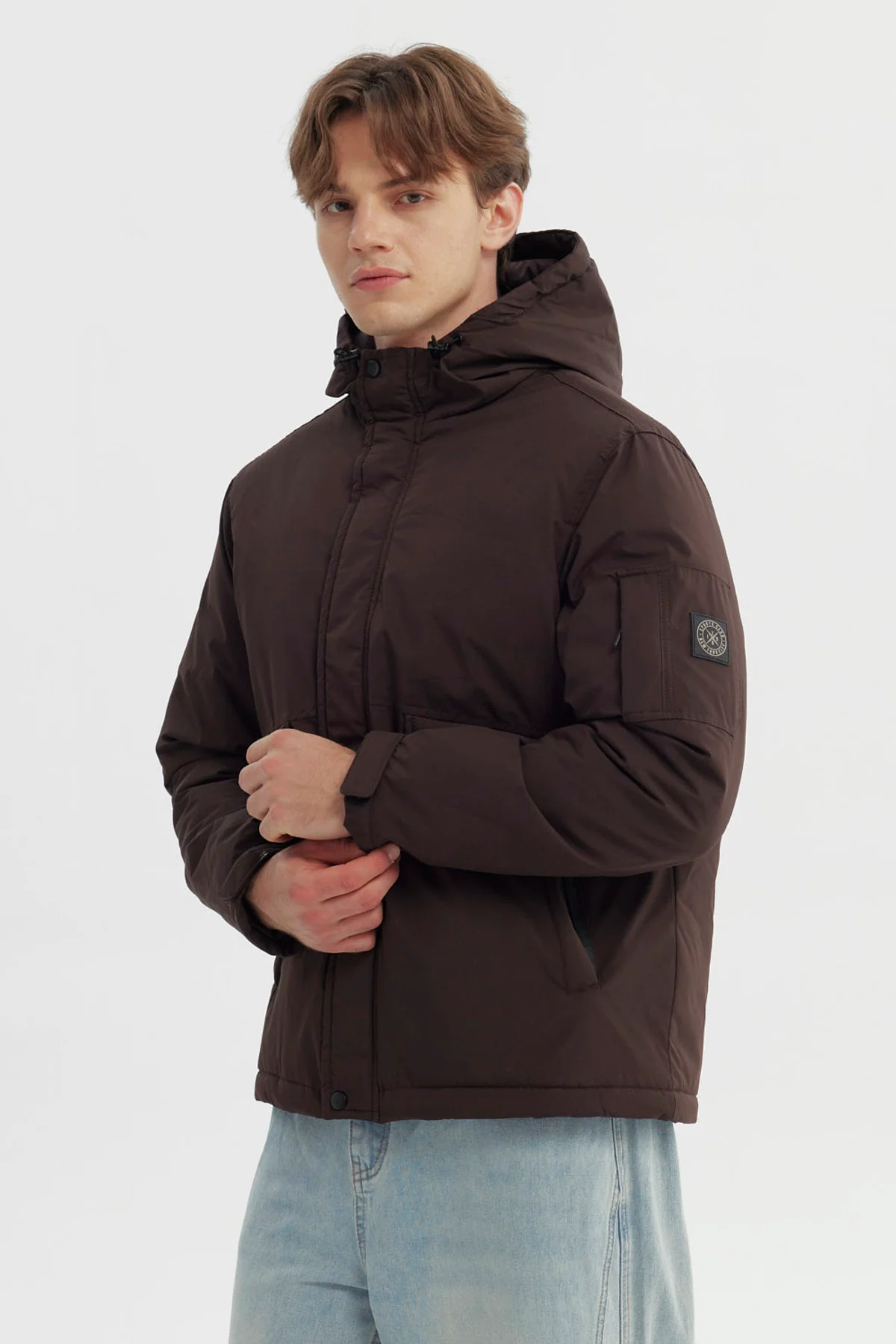 Parka Hombre Slim Chocolate - Image 2