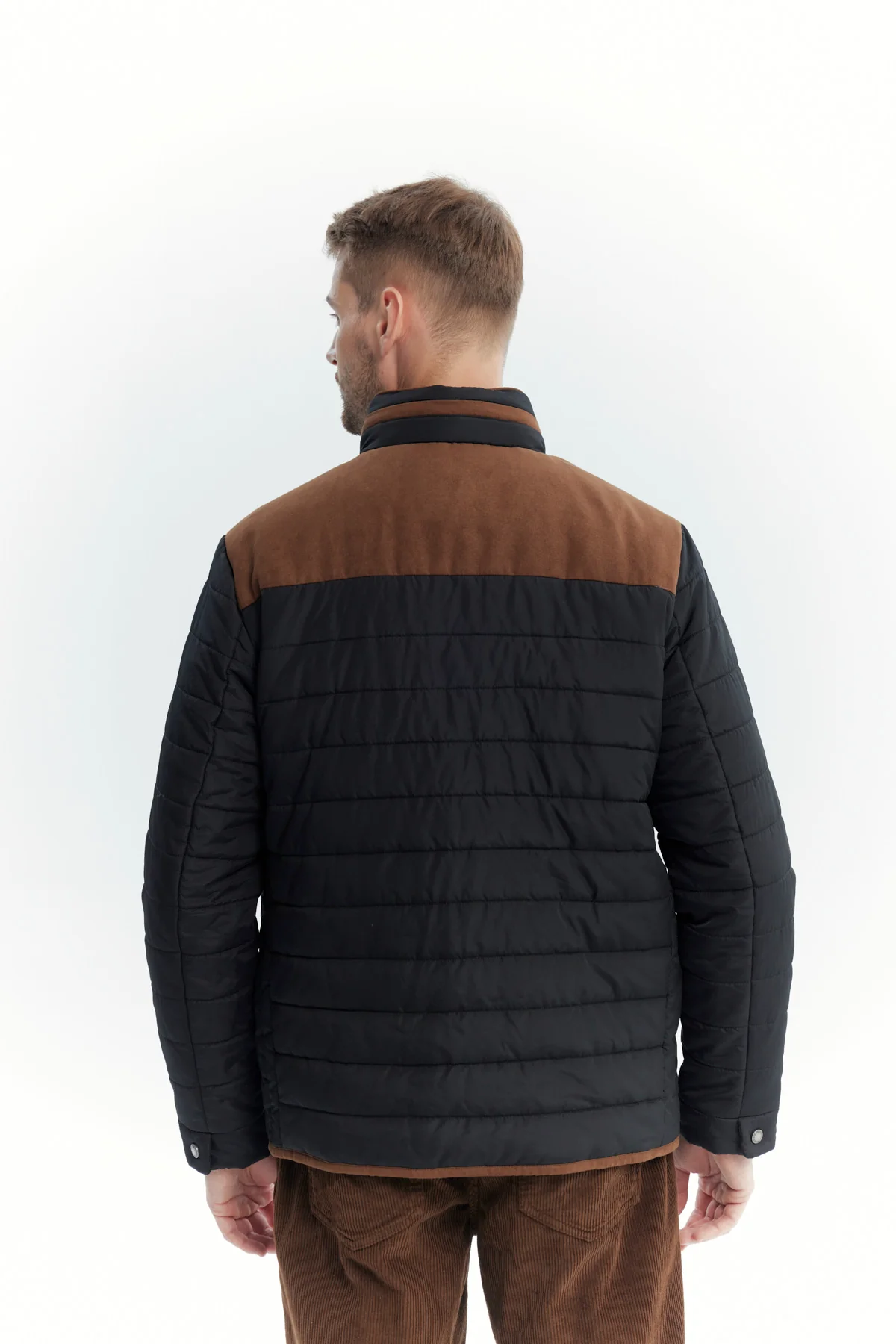 Parka Hombre Slim Negro - Image 3