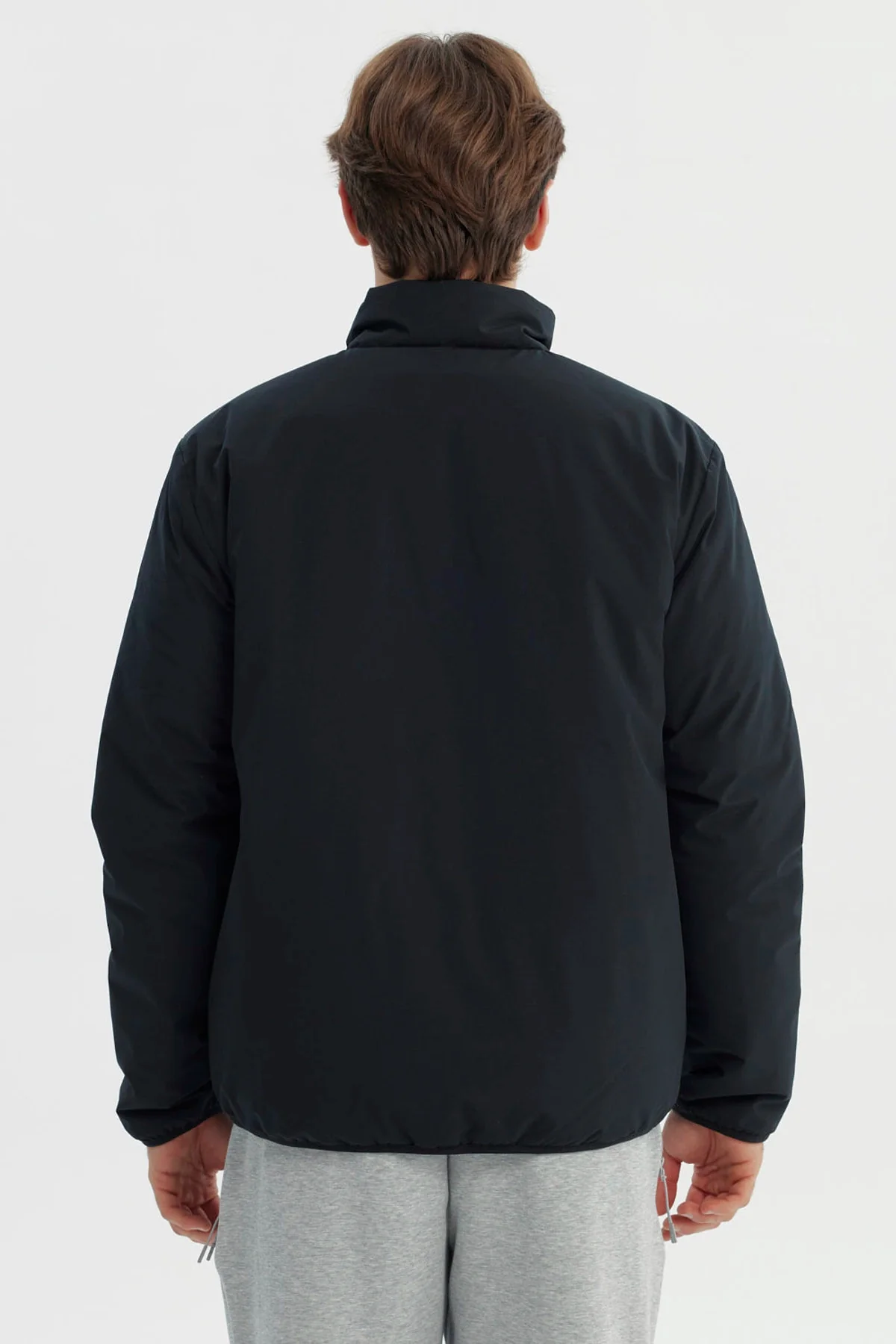 Parka Hombre Slim Reversible Negro - Image 5
