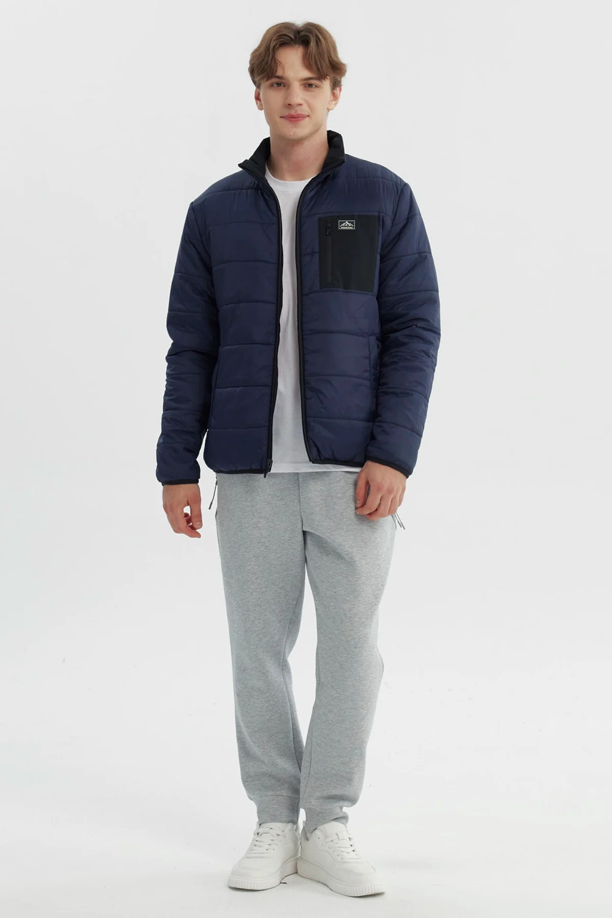 Parka Hombre Slim Reversible Negro - Image 8