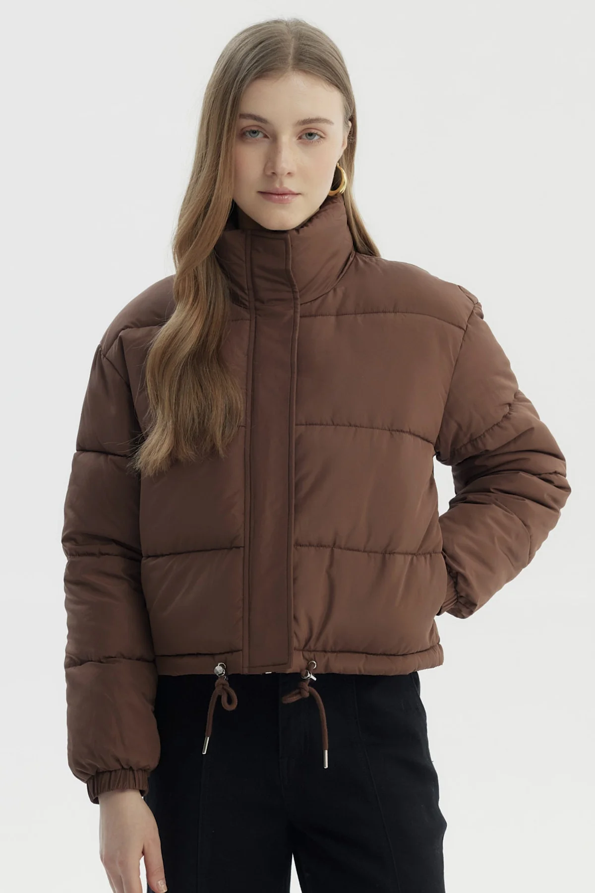 Parka Mujer Puffa Chocolate