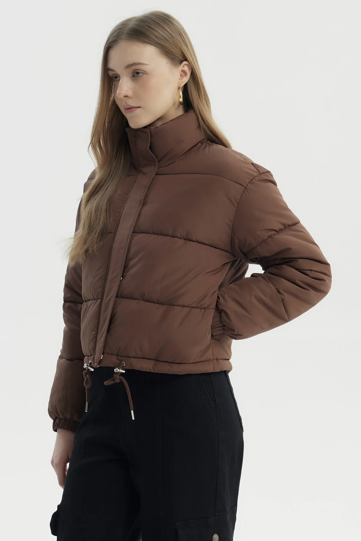 Parka Mujer Puffa Chocolate - Image 2