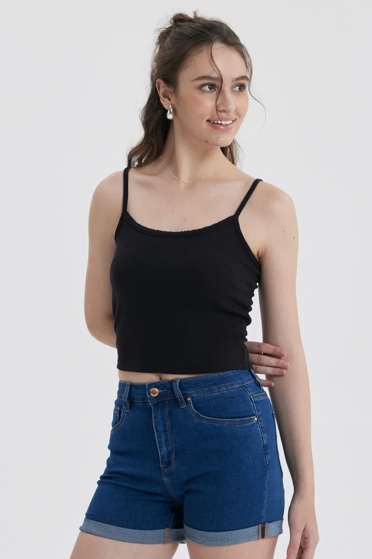 Peto Mujer Rosita Negro