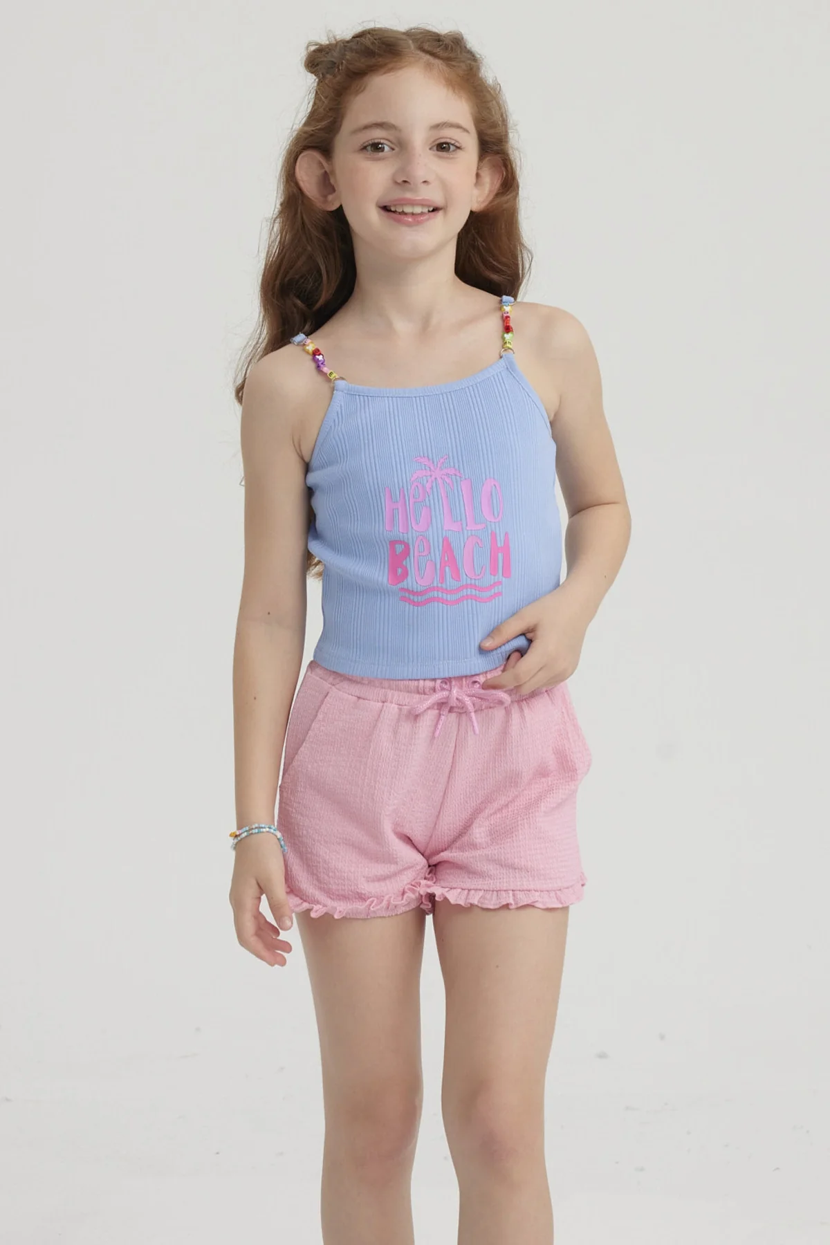 Peto Niña Rib Mostacilla Pabilo Celeste