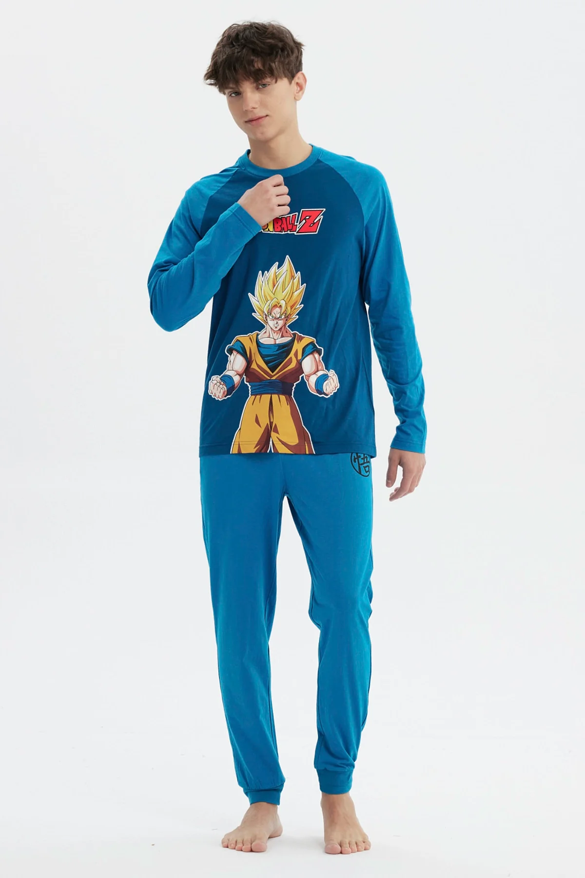 Pijama Hombre Dragon Azul Marino