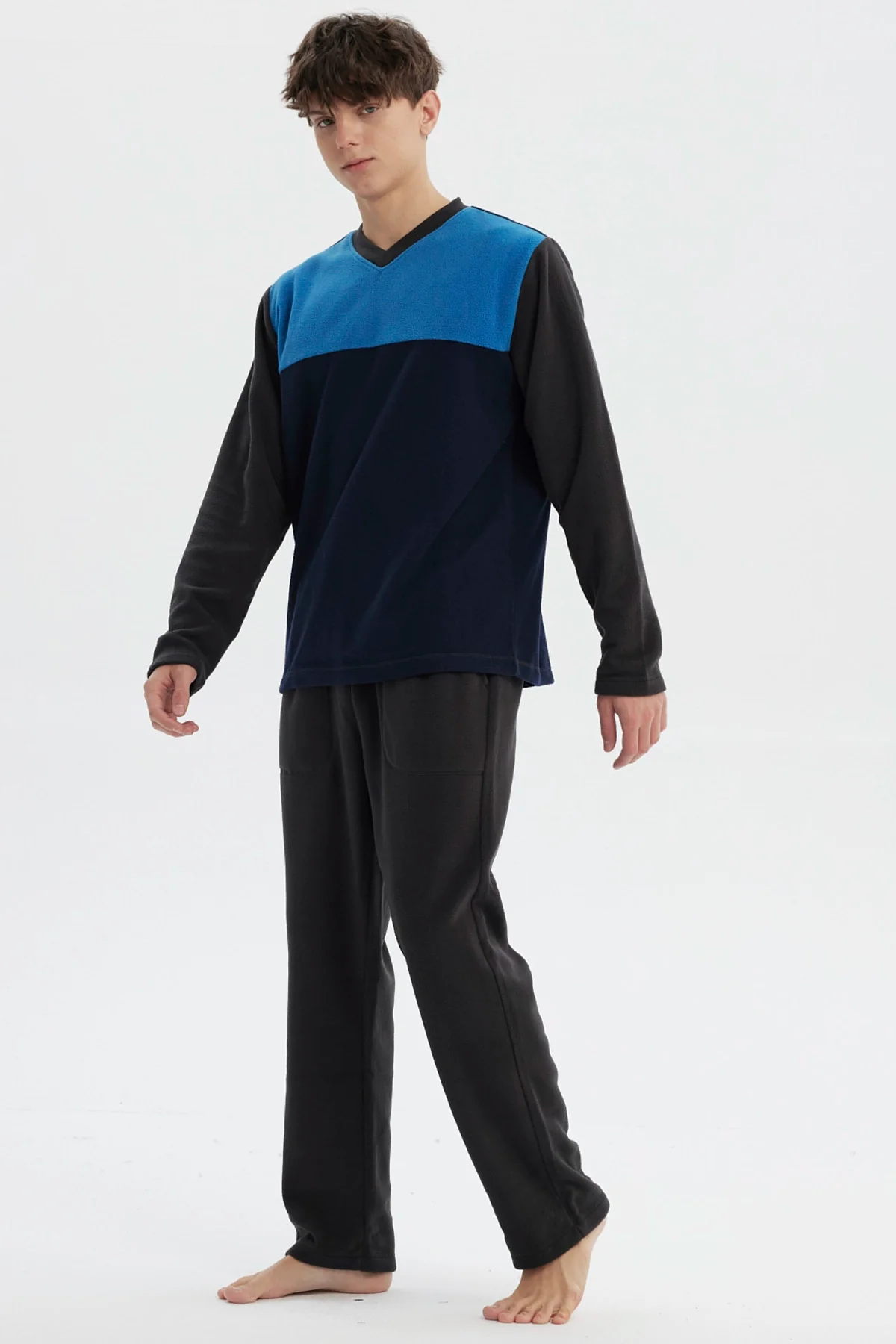 Pijama Hombre Pijama Polera Y Pantalón Marengo - Image 4
