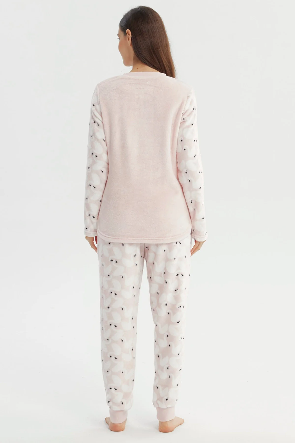 Pijama Mujer Pijama Polera Y Pantalón Rosado - Image 2