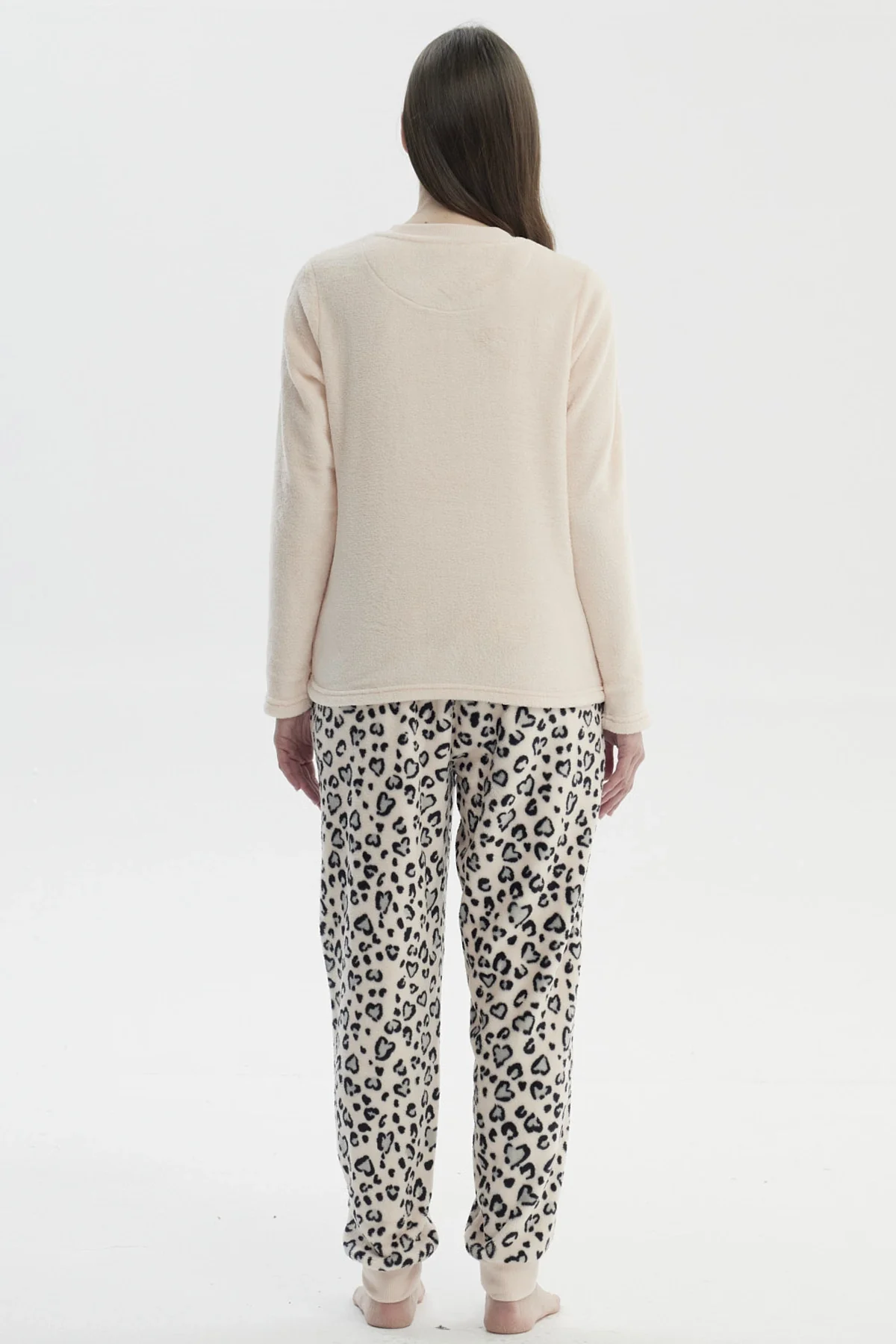 Pijama Mujer Polera Y Pantalón Rosado - Image 3
