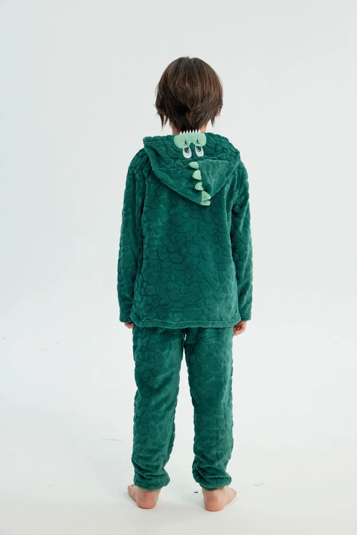 Pijama Niño Polera Y Pantalón Verde - Image 3