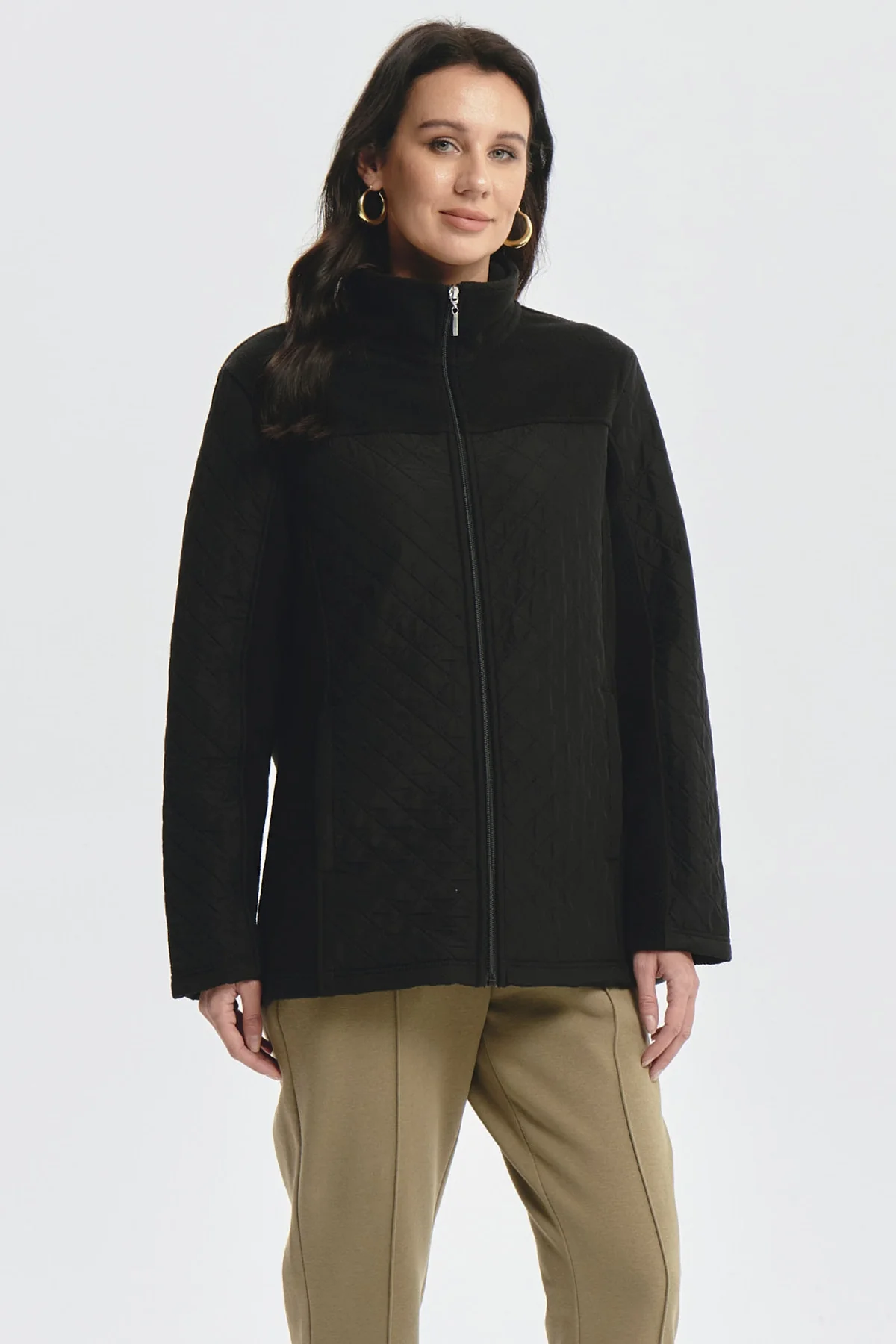 Polar Mujer Aplicación Taslan Negro