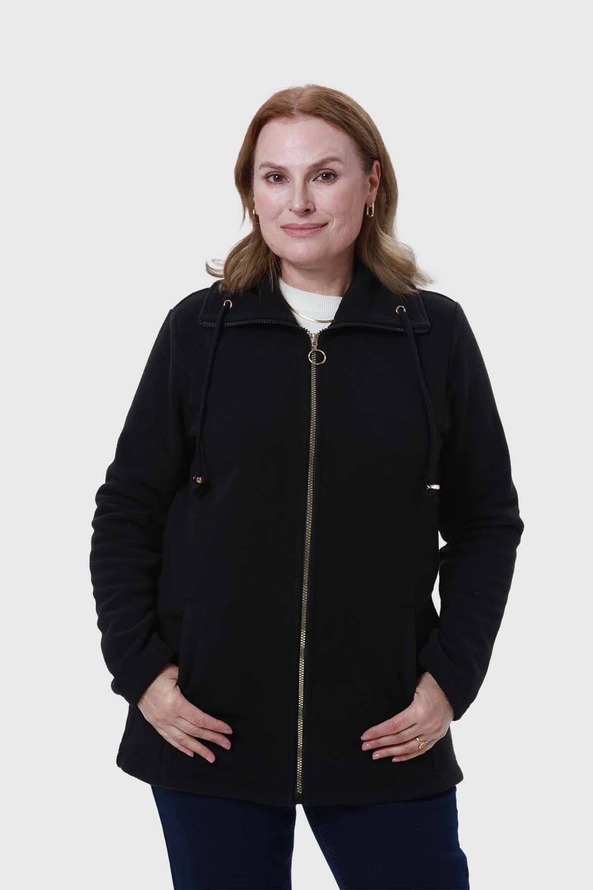 Polar Mujer Básico Negro