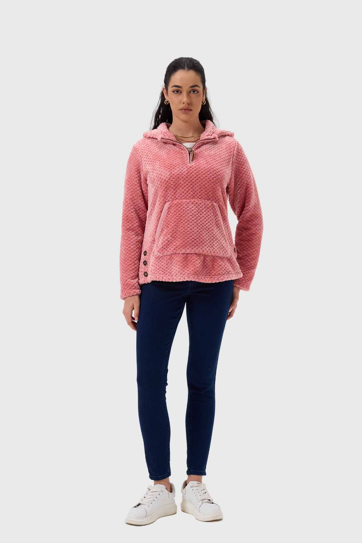 Polar Mujer Básico Rosado - Image 4
