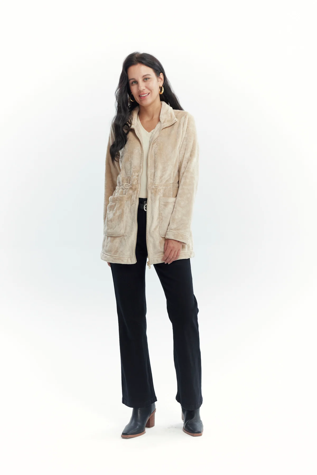 Polar Mujer Cintura Ajustable Beige Oscuro - Image 4