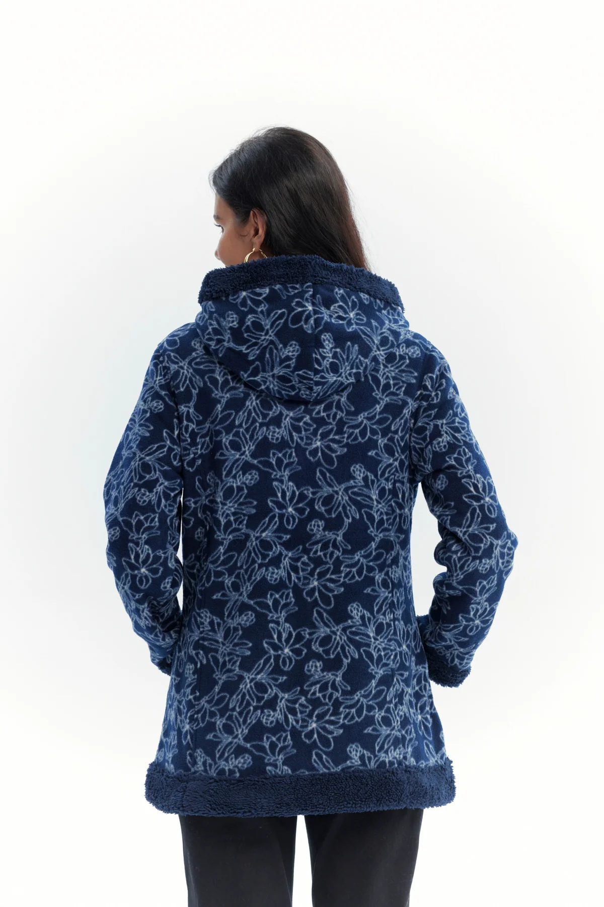 Polar Mujer Full Print Azul Oscuro - Image 3
