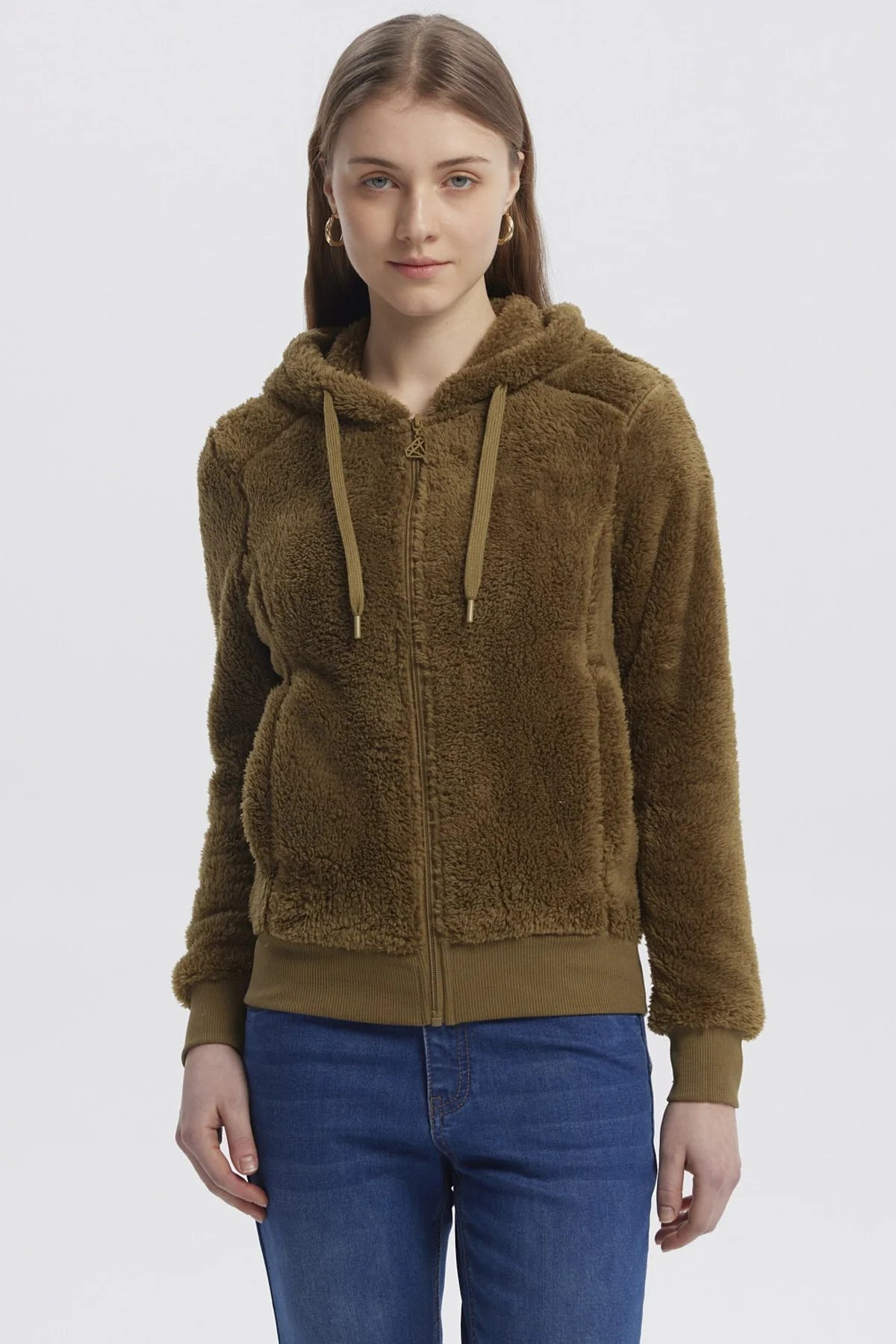 Polar Mujer Peludo Verde