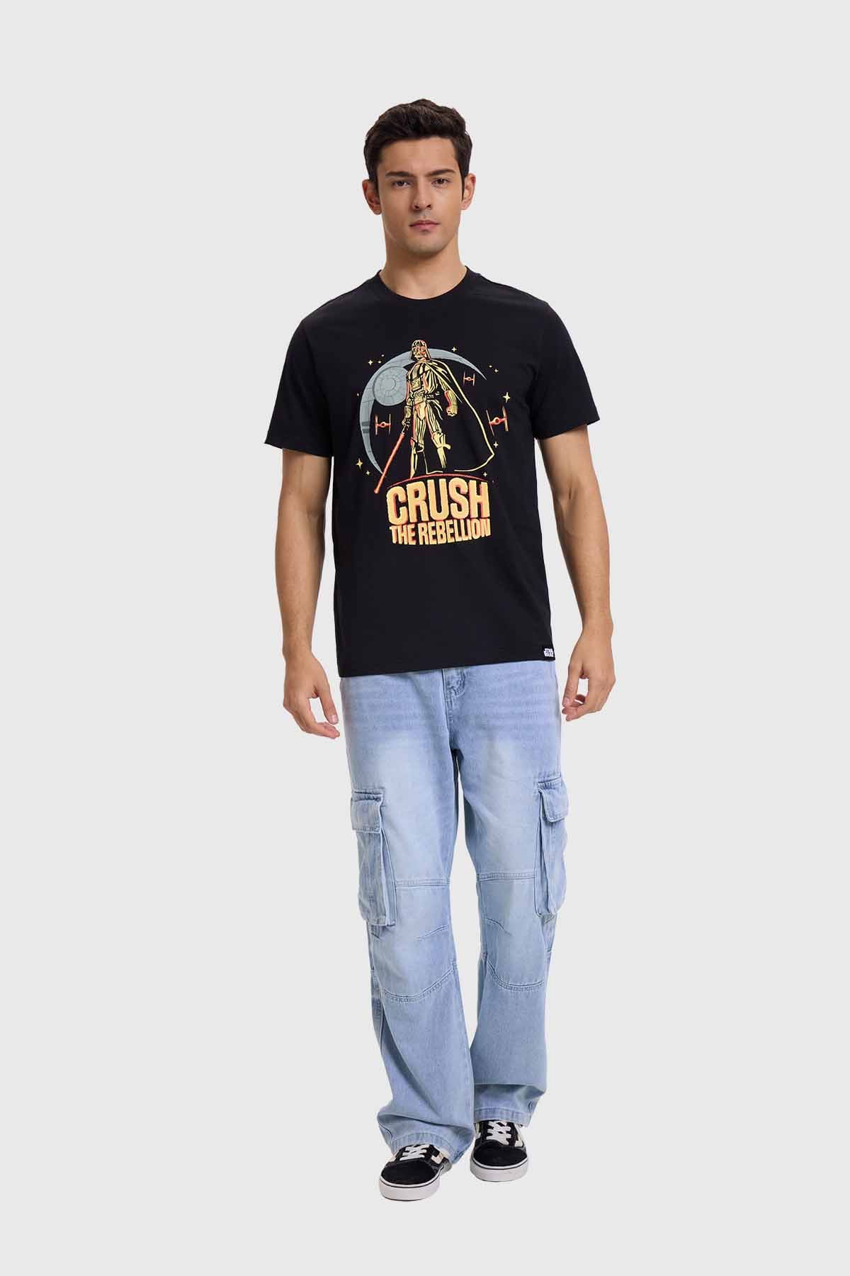 Polera Hombre Darth Negro - Image 4