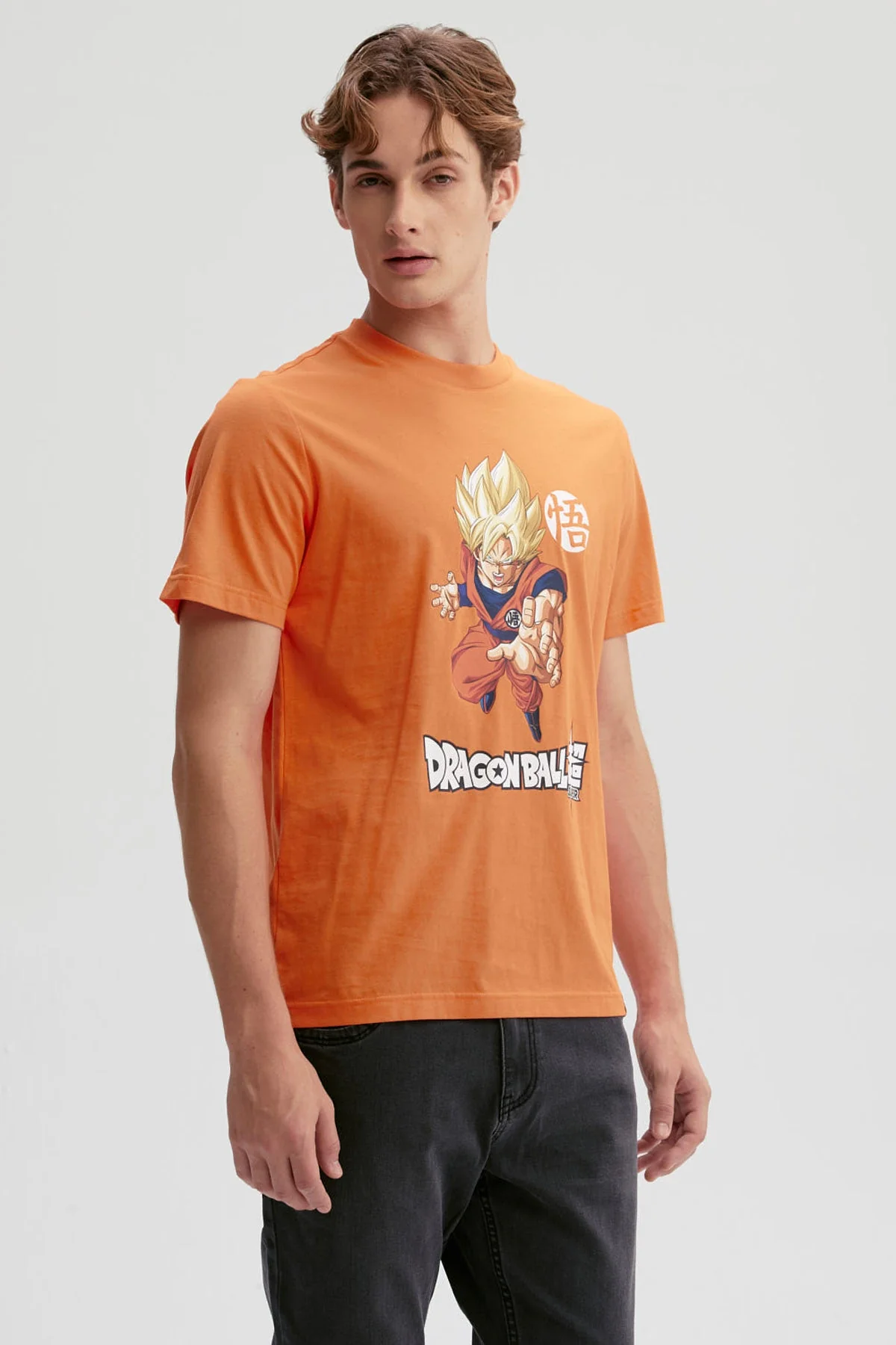 Polera Hombre Dragon Naranjo - Image 2