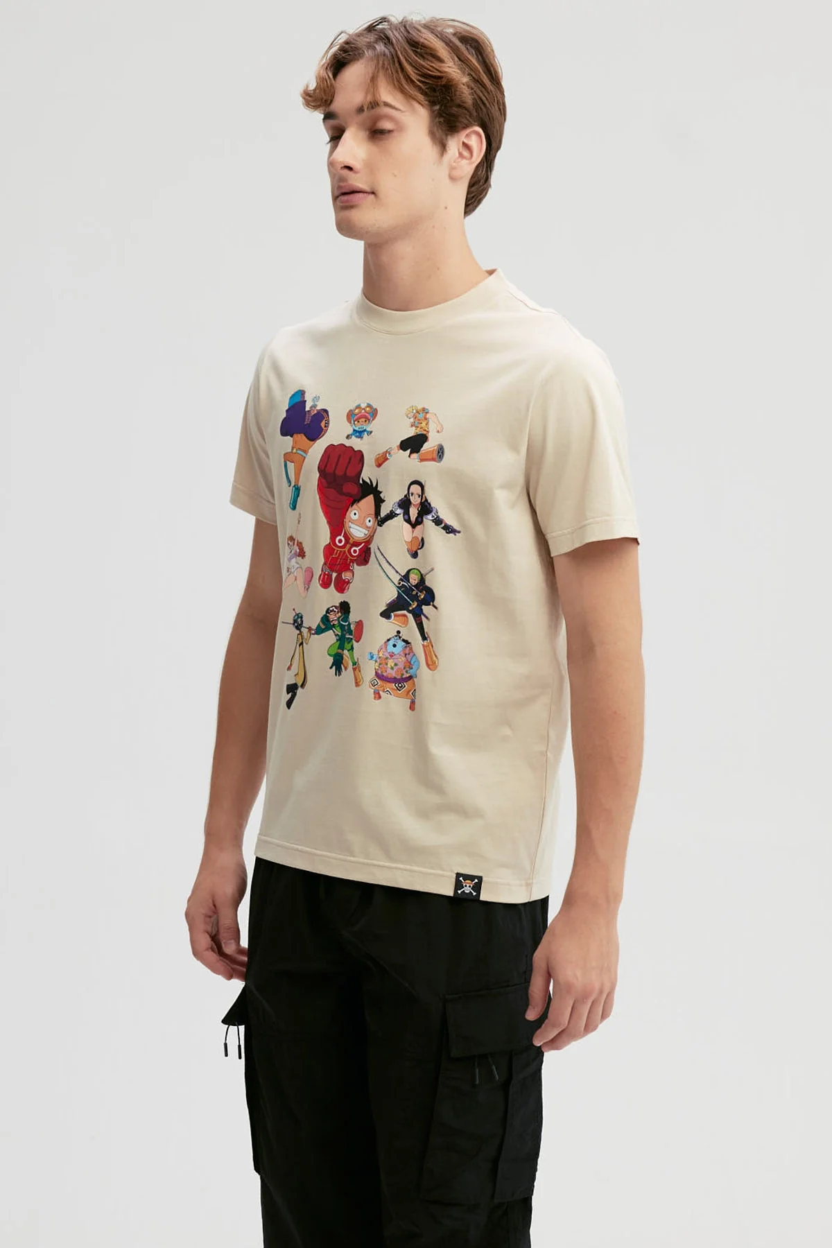 Polera Hombre One Piece Beige - Image 2