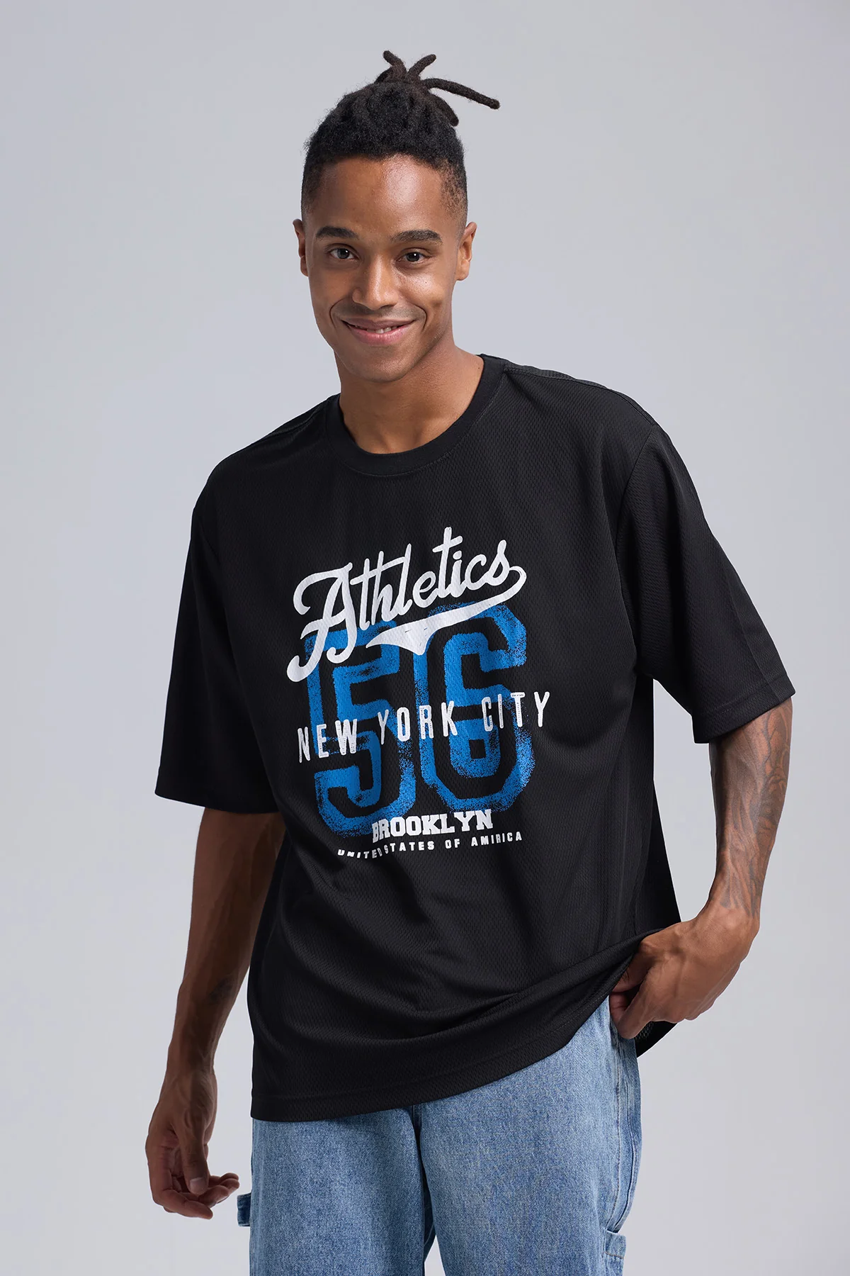 Polera Hombre Print Número Negro