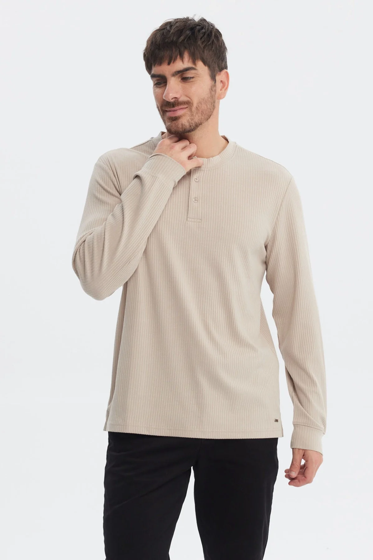 Polera Hombre Slim Arena