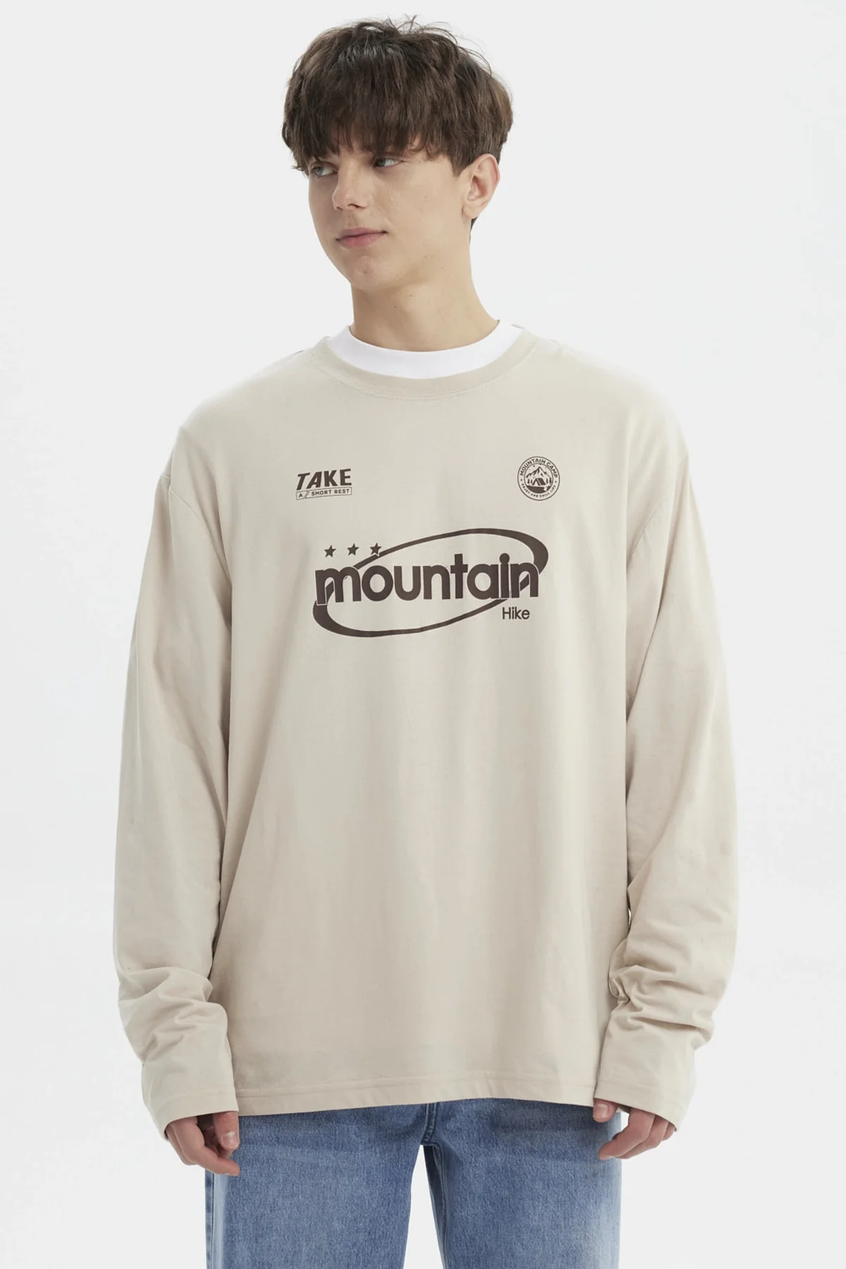 Polera Hombre Slim Beige