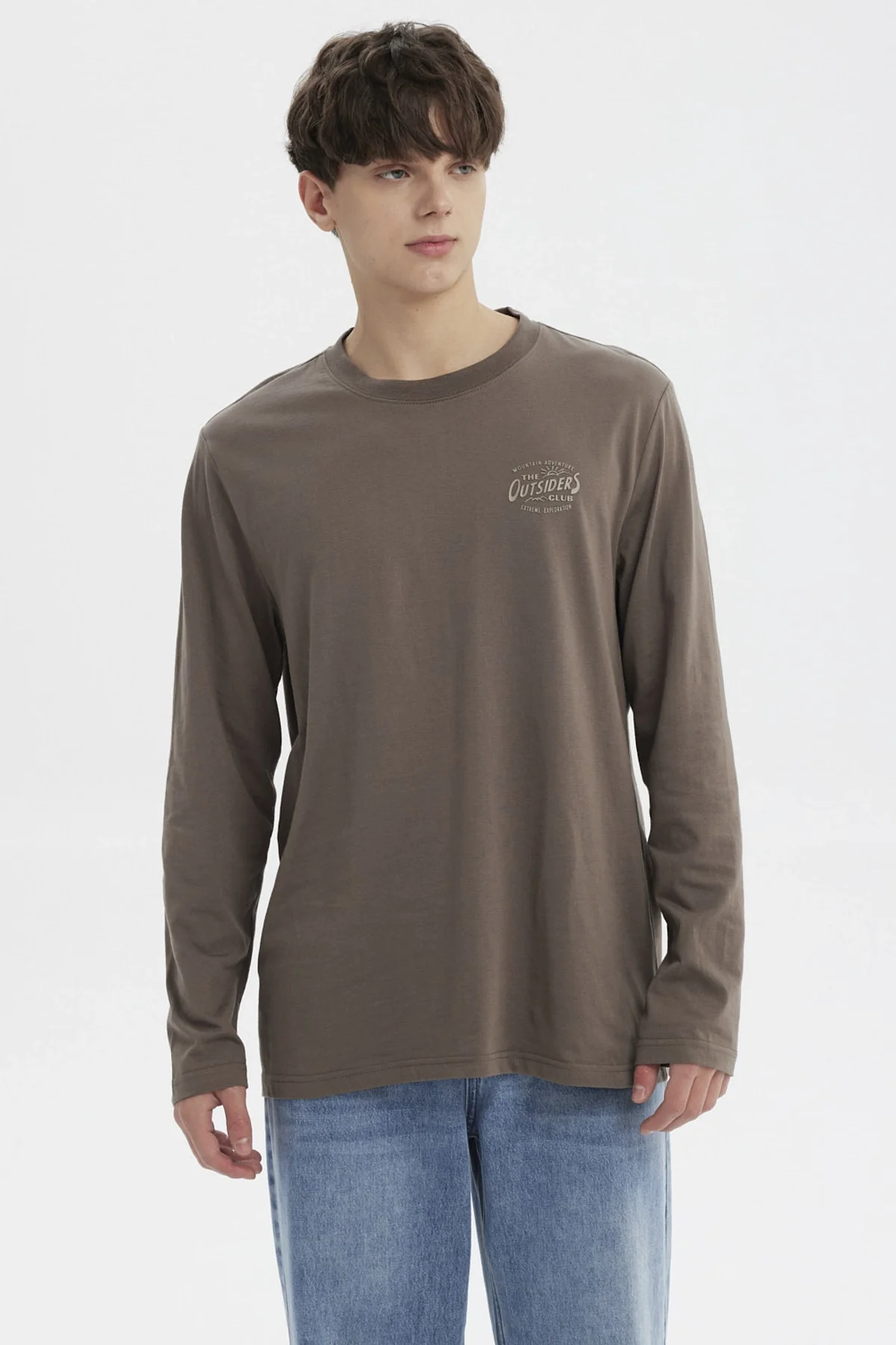 Polera Hombre Slim Marron