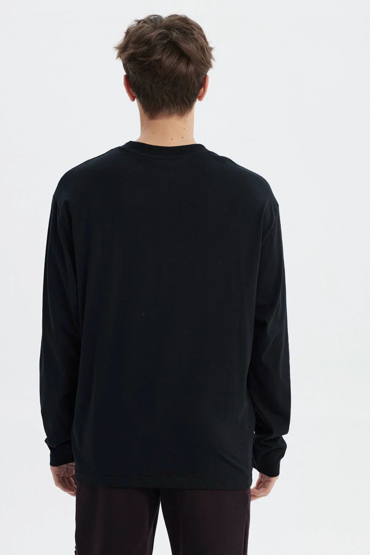 Polera Hombre Slim Negro - Image 3