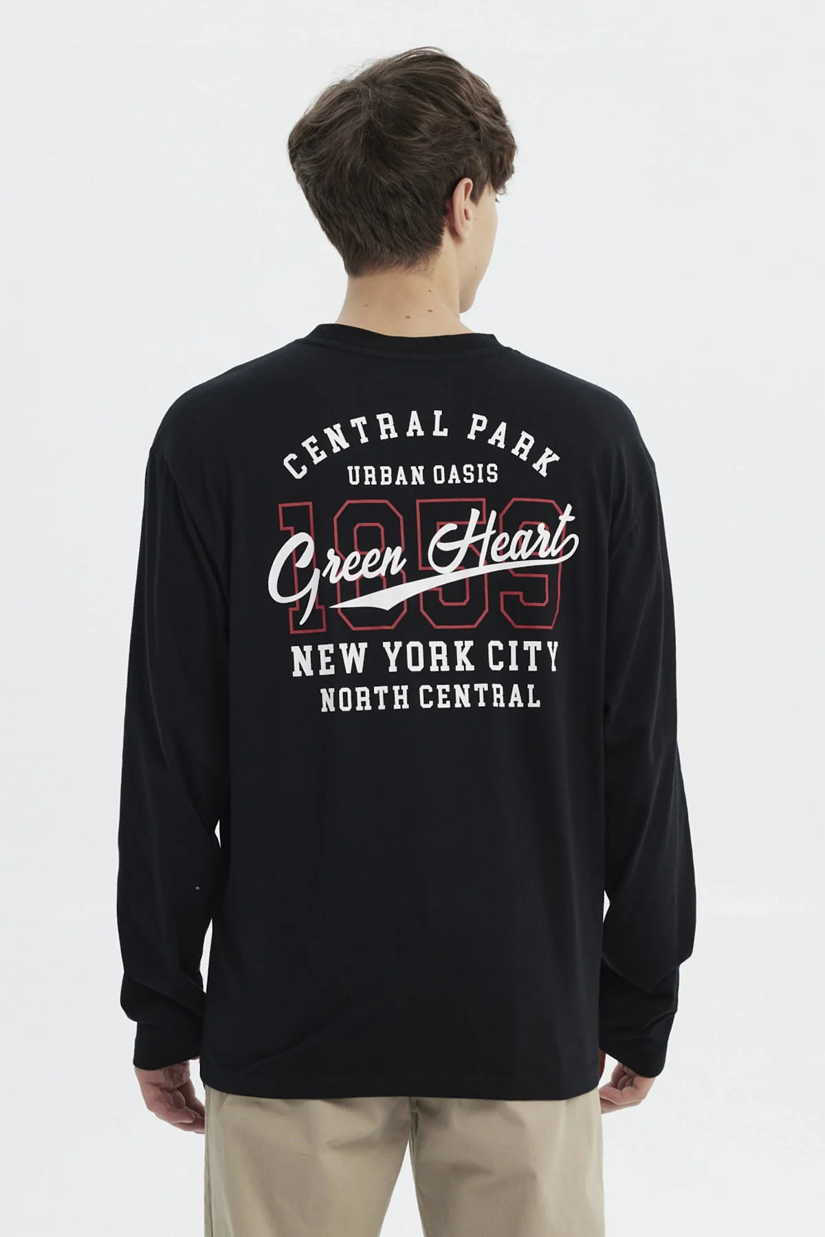 Polera Hombre Slim Negro - Image 2