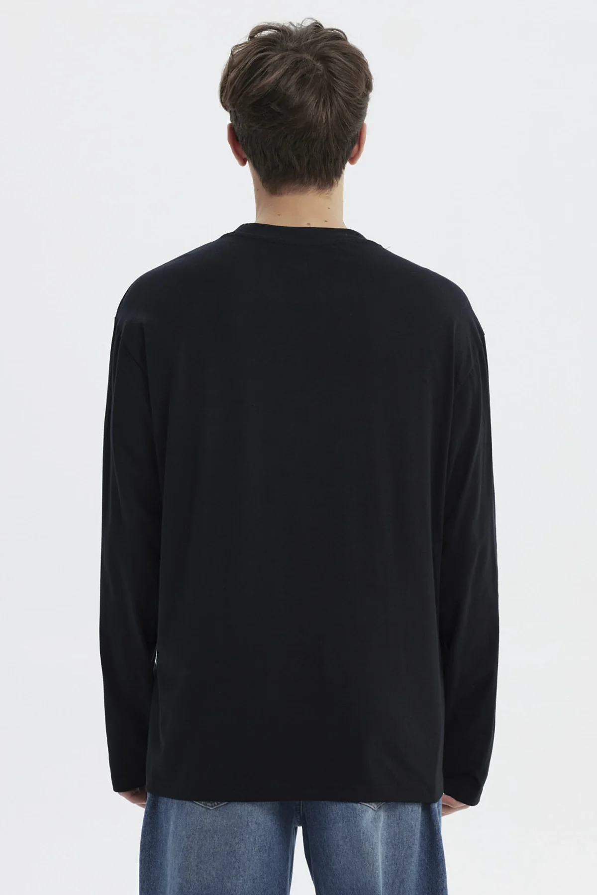 Polera Hombre Slim Negro - Image 3