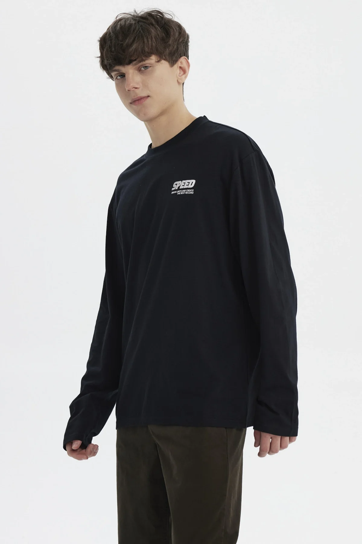 Polera Hombre Slim Negro - Image 3