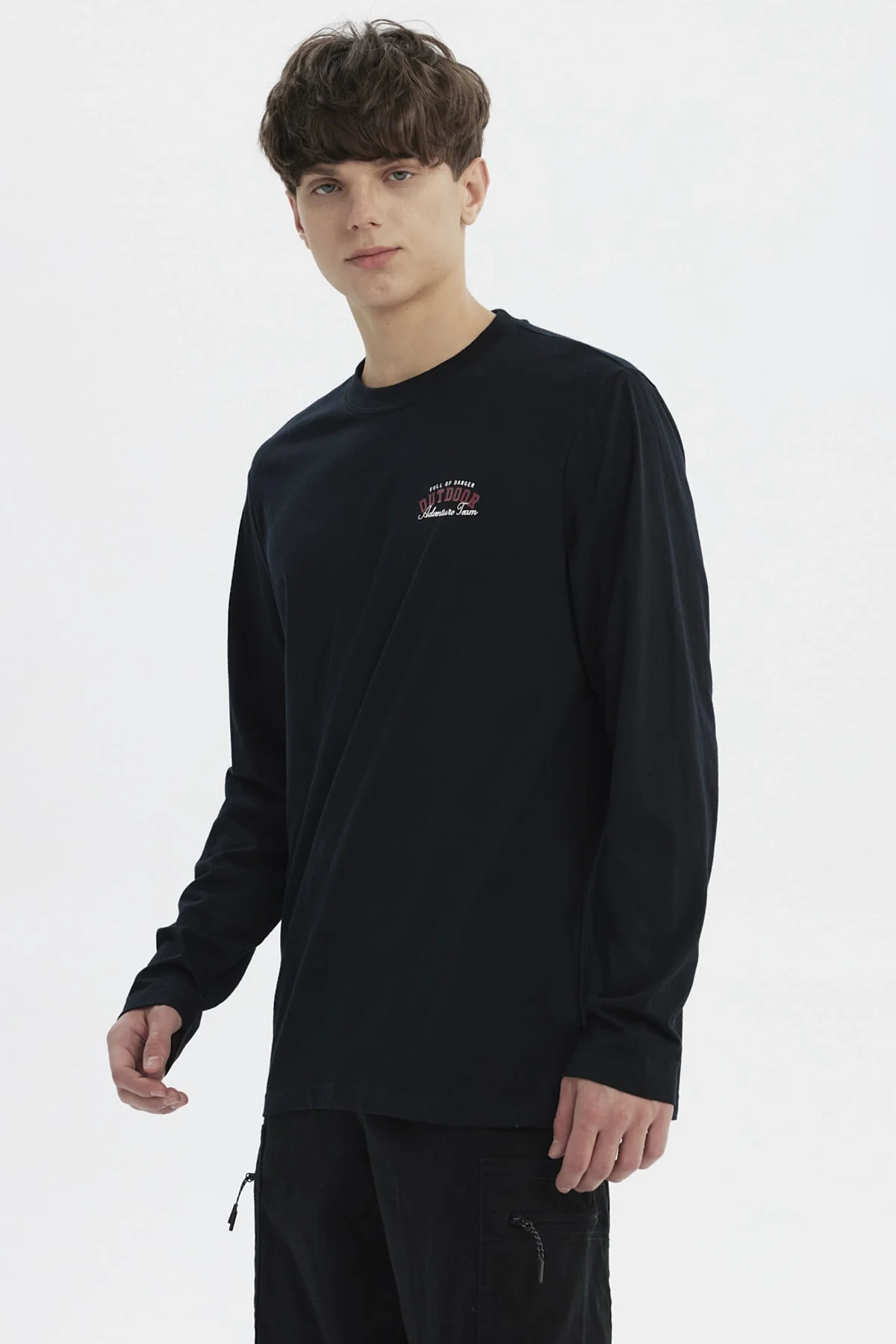 Polera Hombre Slim Negro - Image 2