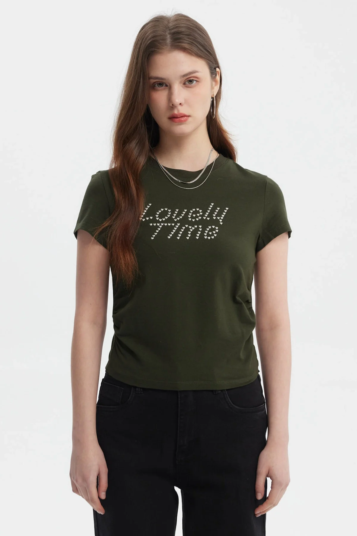 Polera Mujer Ajustado Verde