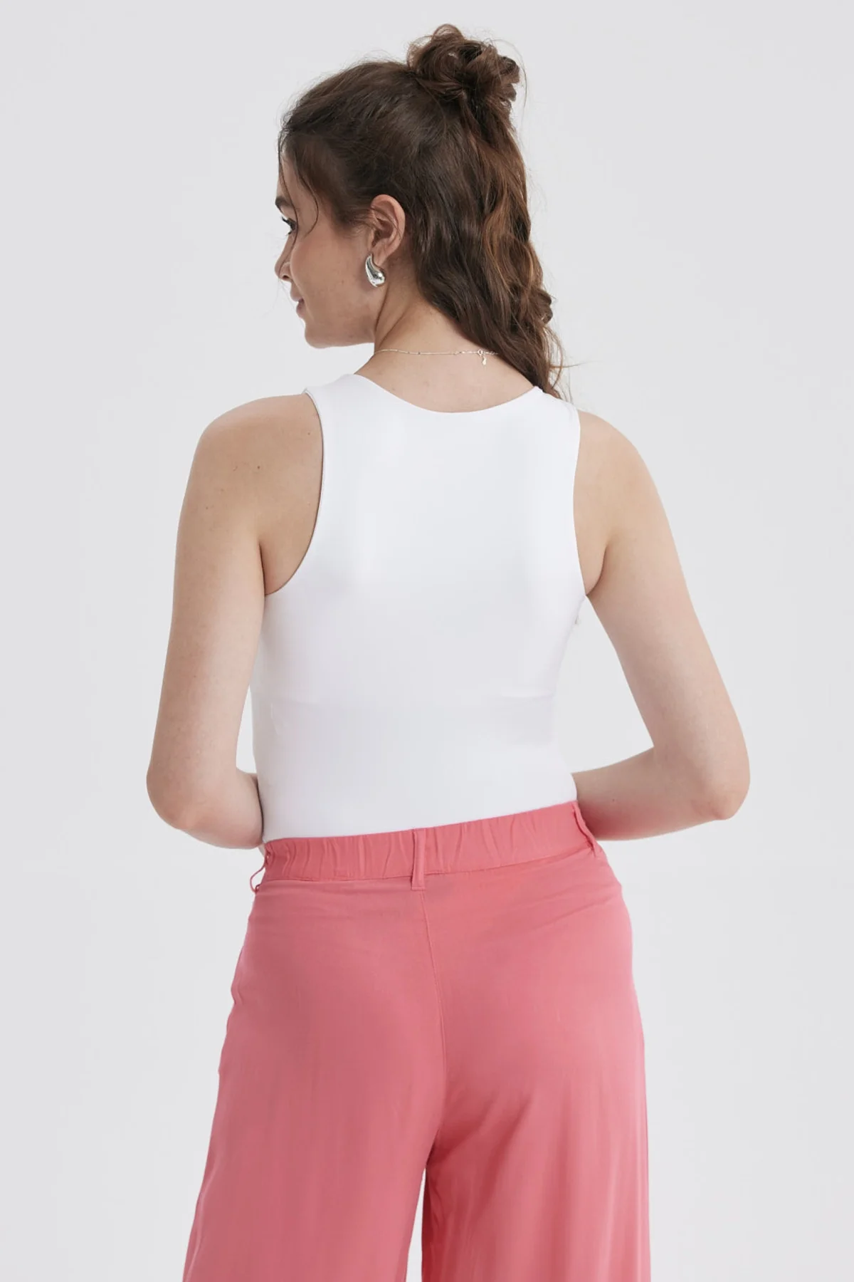 Polera Mujer Body Basic Blanco - Image 3