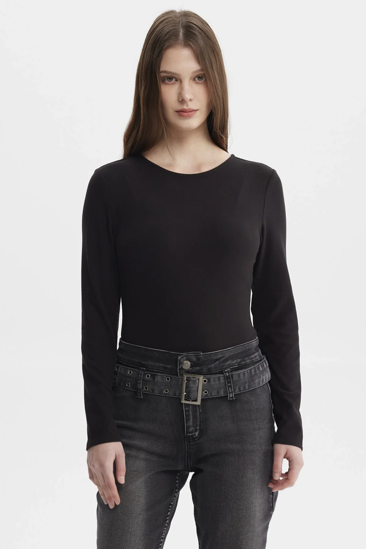 Polera Mujer Body Negro