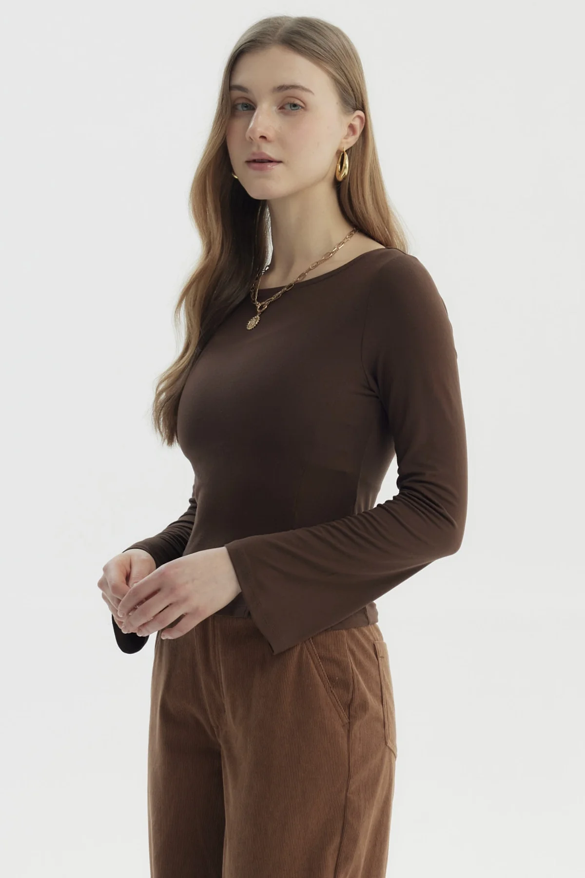 Polera Mujer Juvenil Chocolate - Image 2