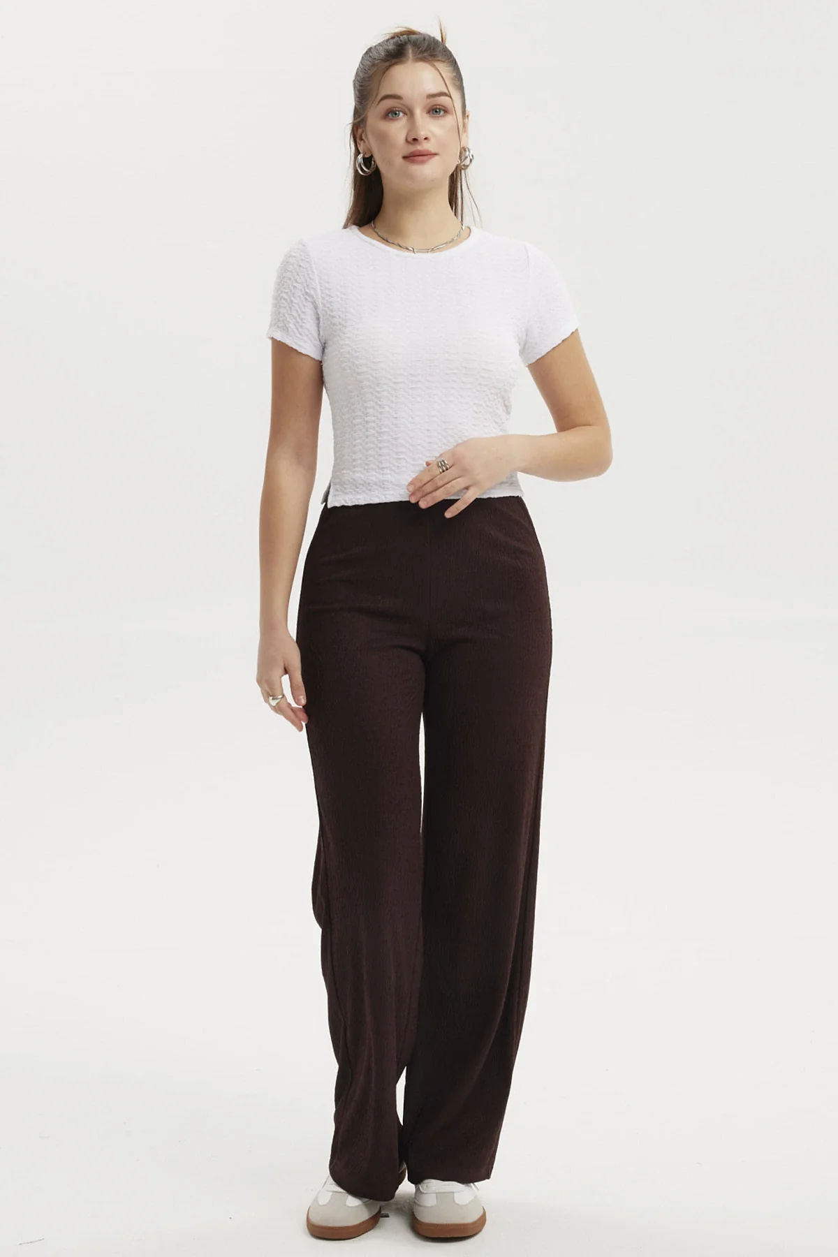 Polera Mujer Lisa Blanco - Image 4