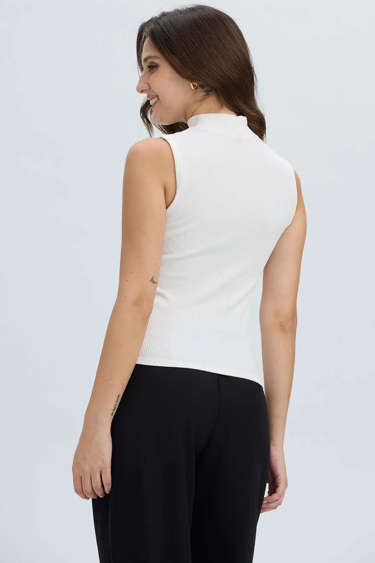 Polera Mujer Rib Crudo - Image 3