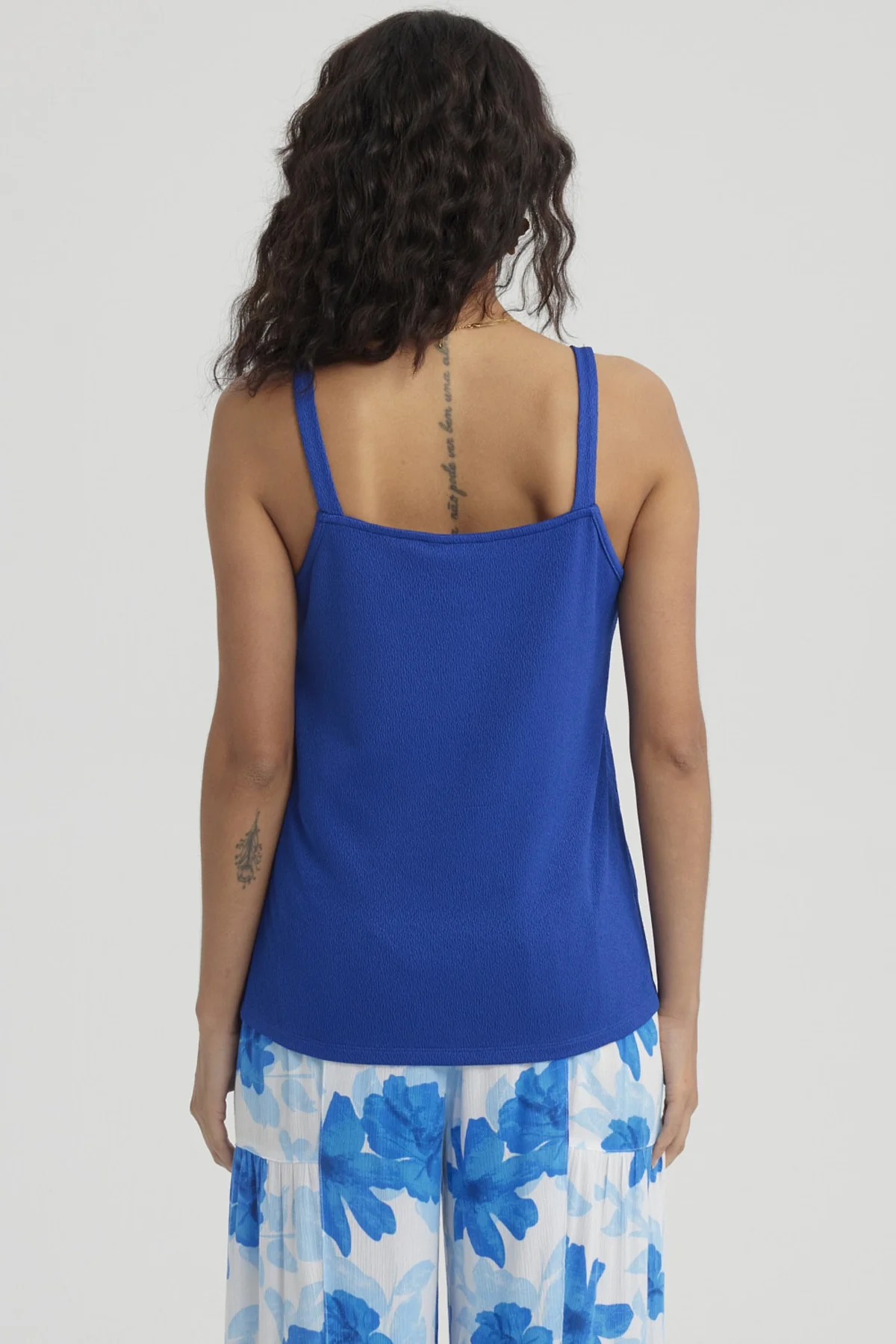 Polera Mujer Textura Azulino - Image 3