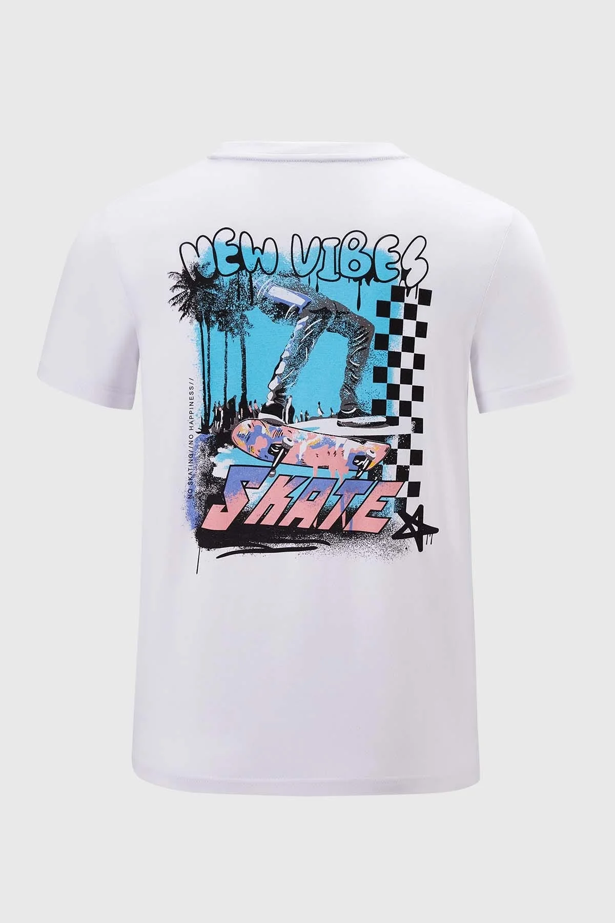 Polera Niño Print Blanco - Image 2