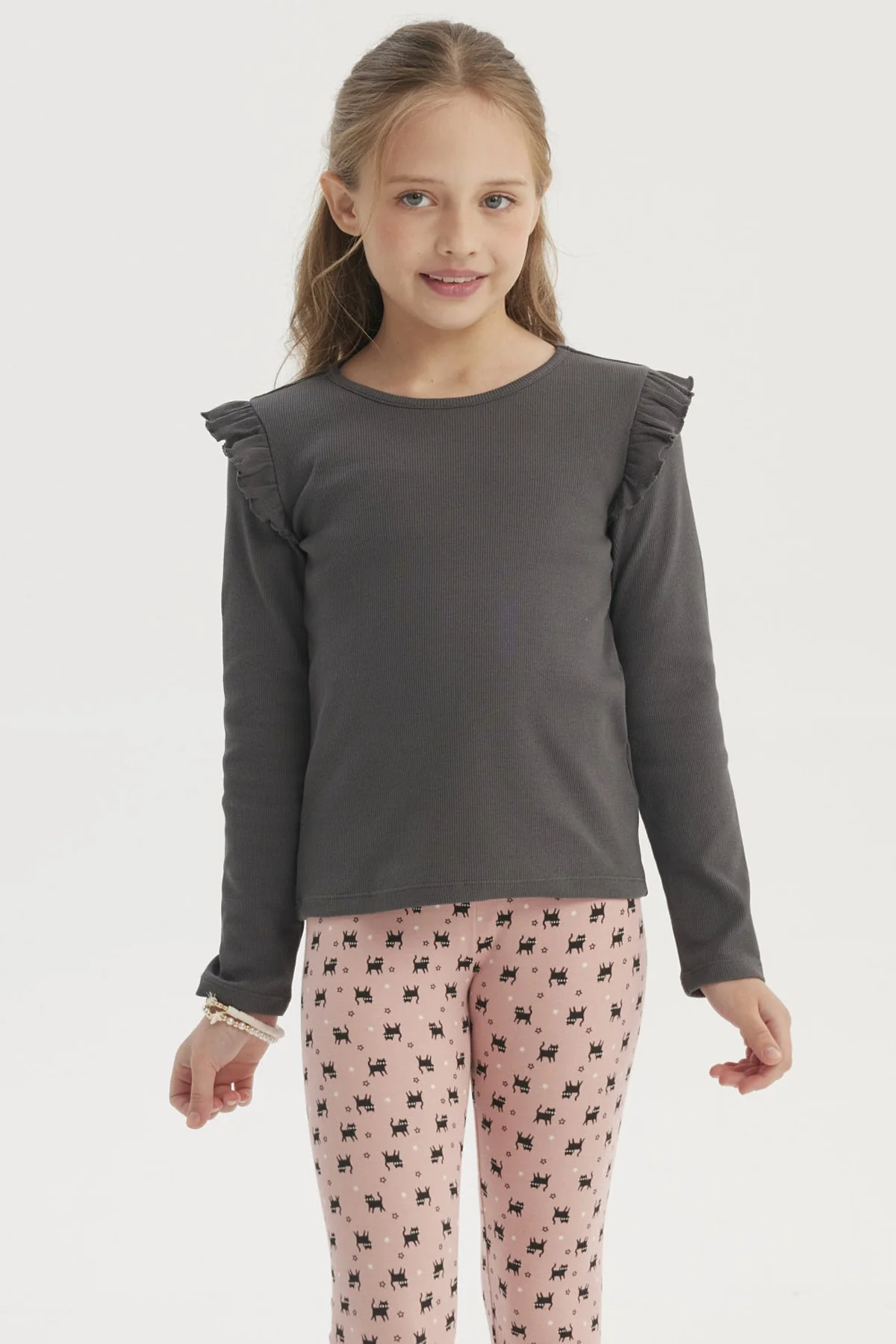 Polera Niña Teen Con Vuelos Marengo